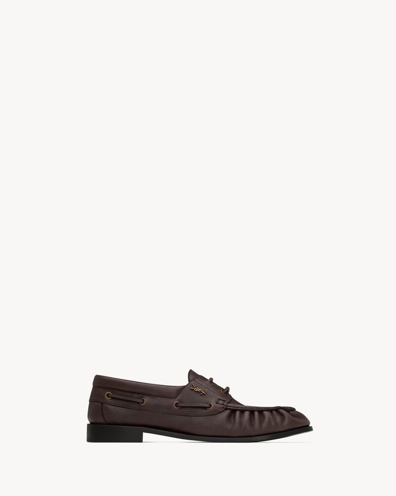 LE LOAFER BATEAU in smooth leather