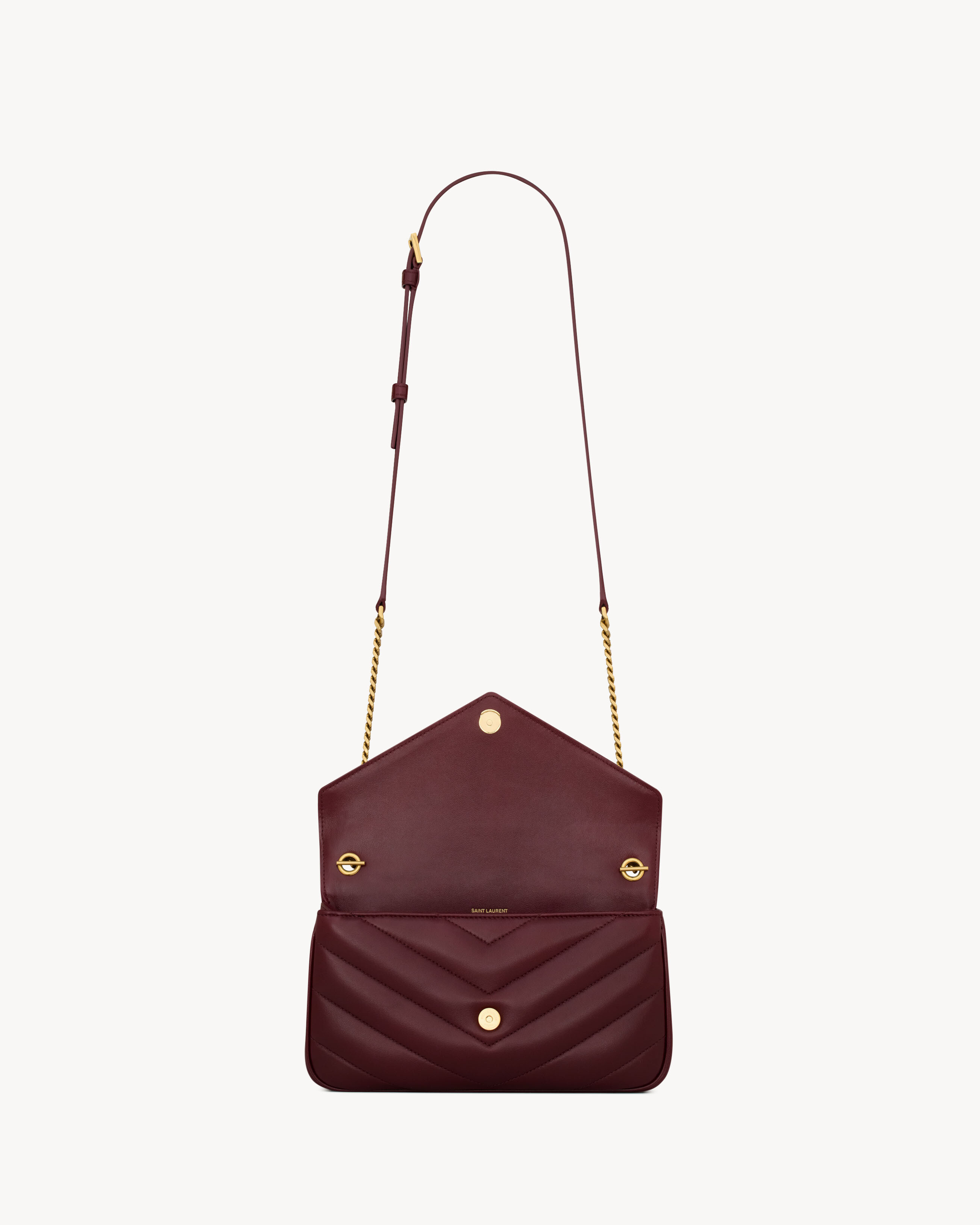 LOULOU top-handle in MATELASSÉ lambskin