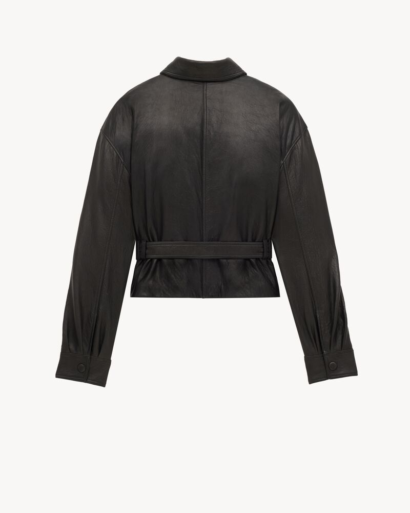 SAHARIENNE short jacket in lambskin