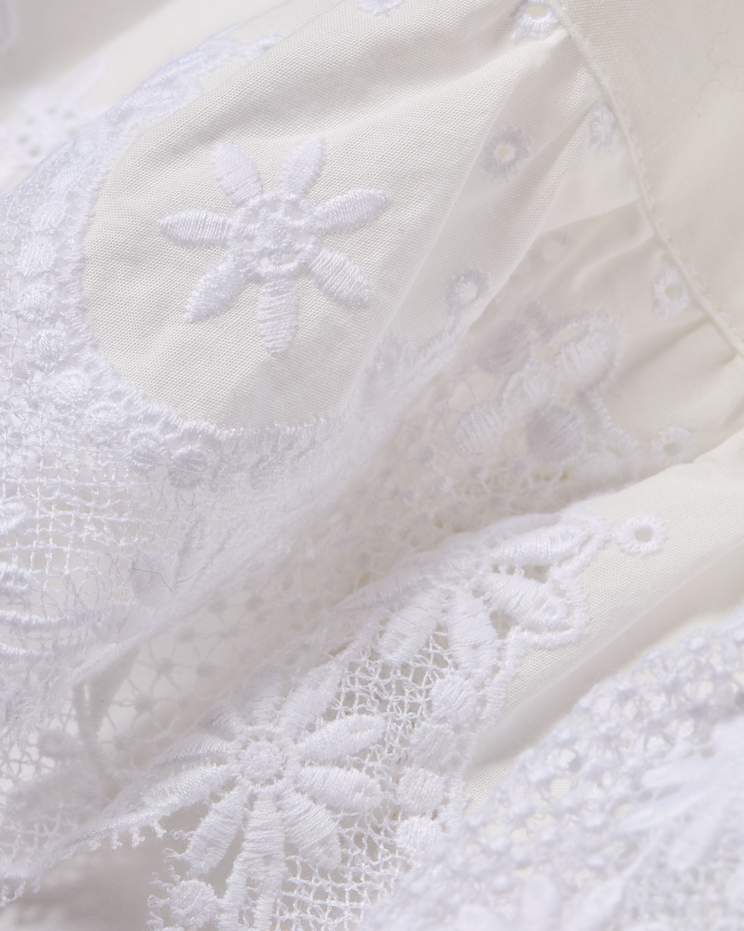 刺绣棉府绸A字连衣裙