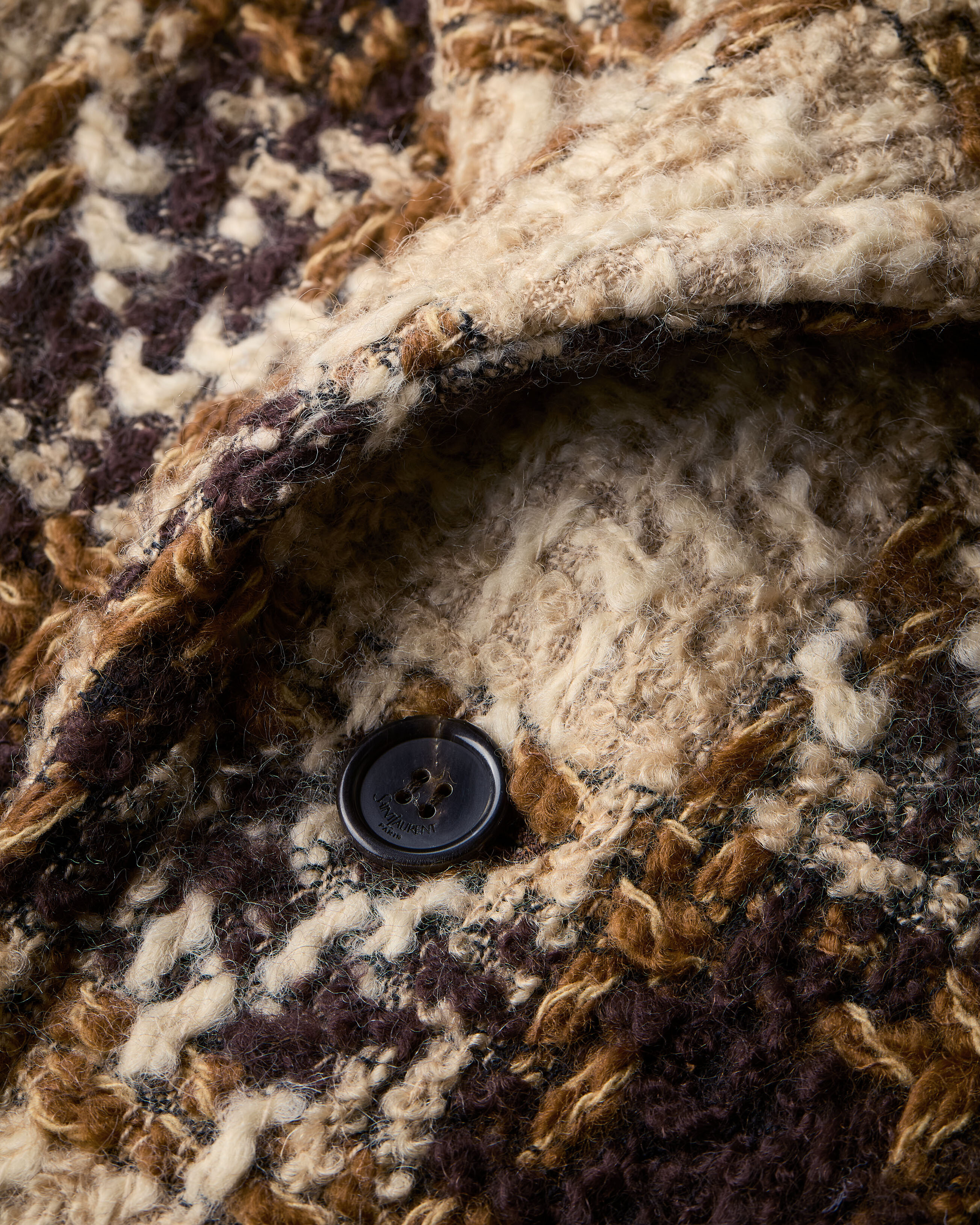 single-breasted jacket in tweed