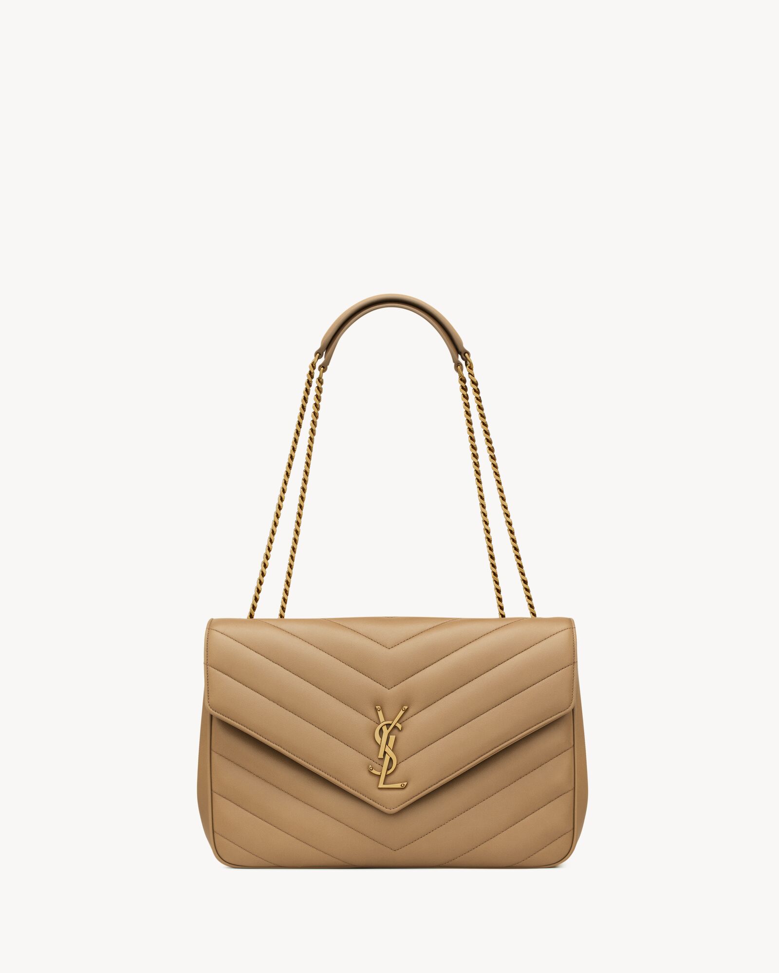 LOULOU large in MATELASSÉ lambskin — 803541AAEAX2357