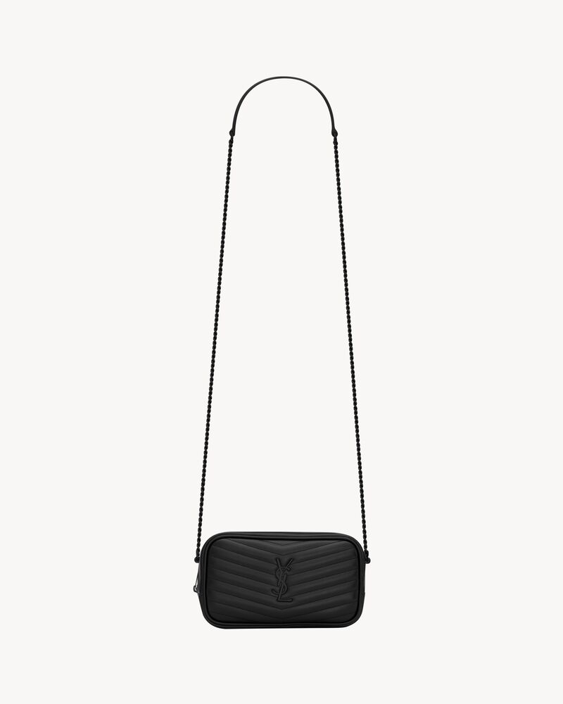 Lou mini de piel acolchada