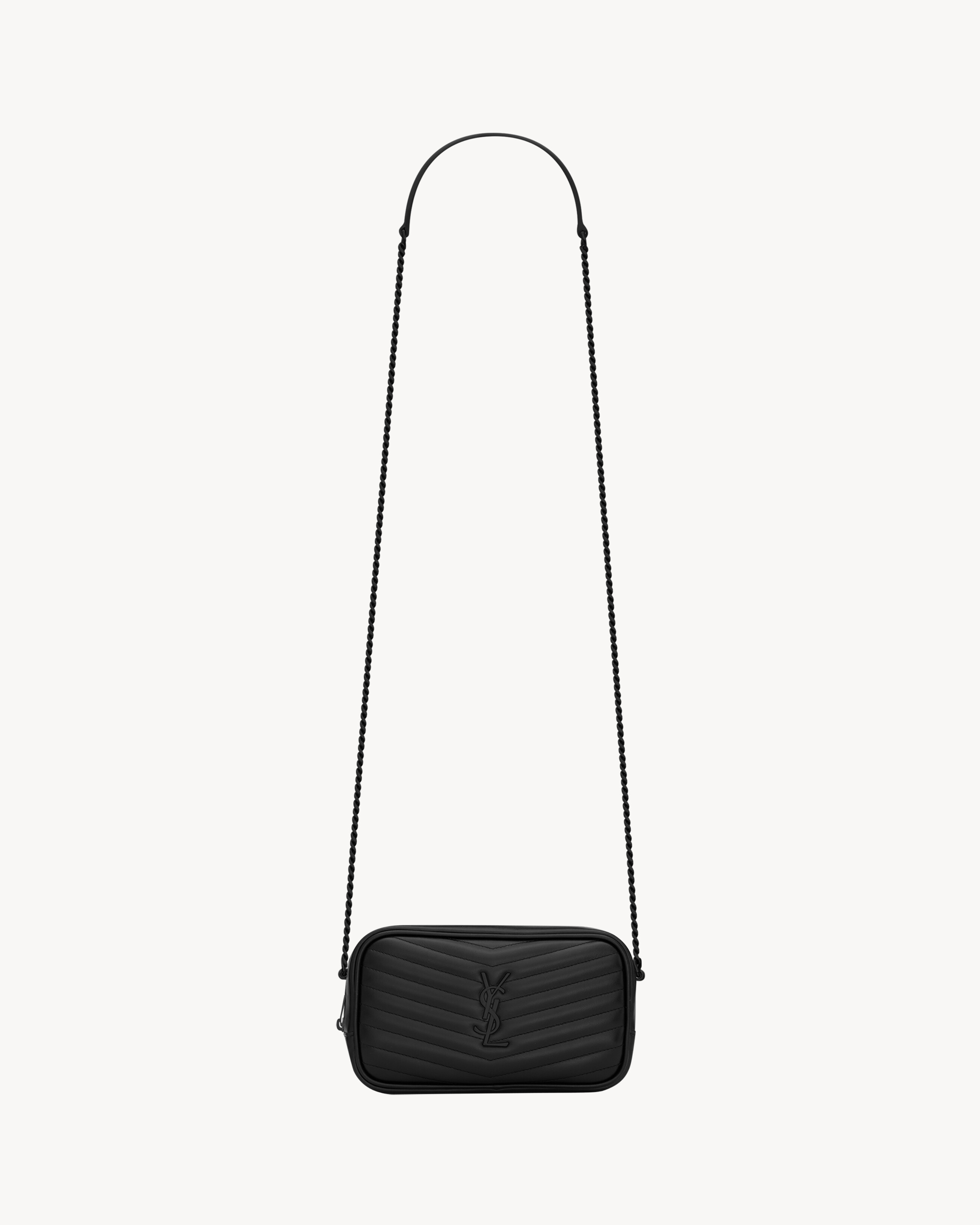 Lou mini de piel acolchada