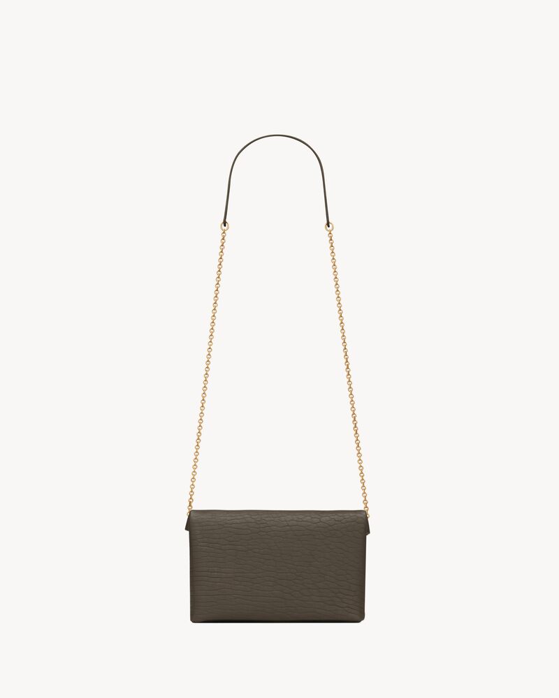 CASSANDRE small chain pouch in lambskin