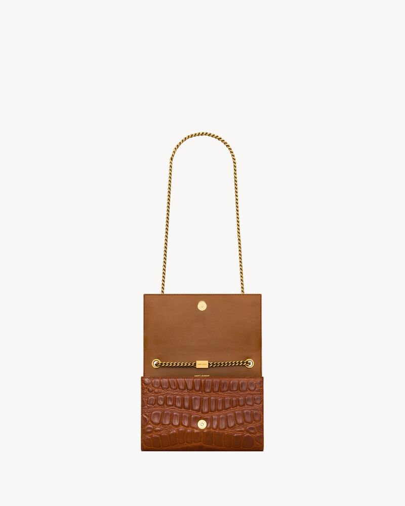 NEW KATE SMALL EN CUIR EMBOSSé crocodile