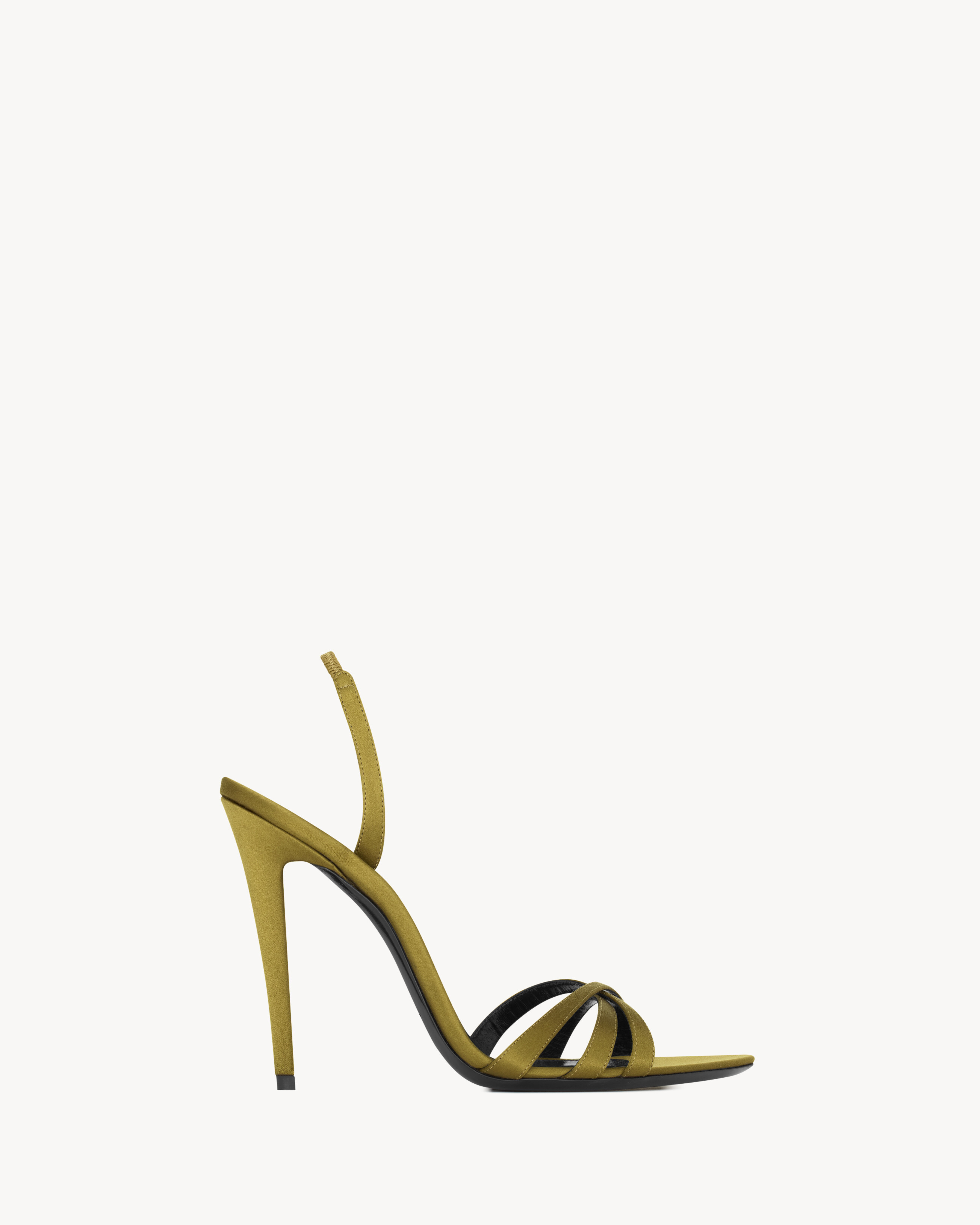 KATE sandals in satin crepe