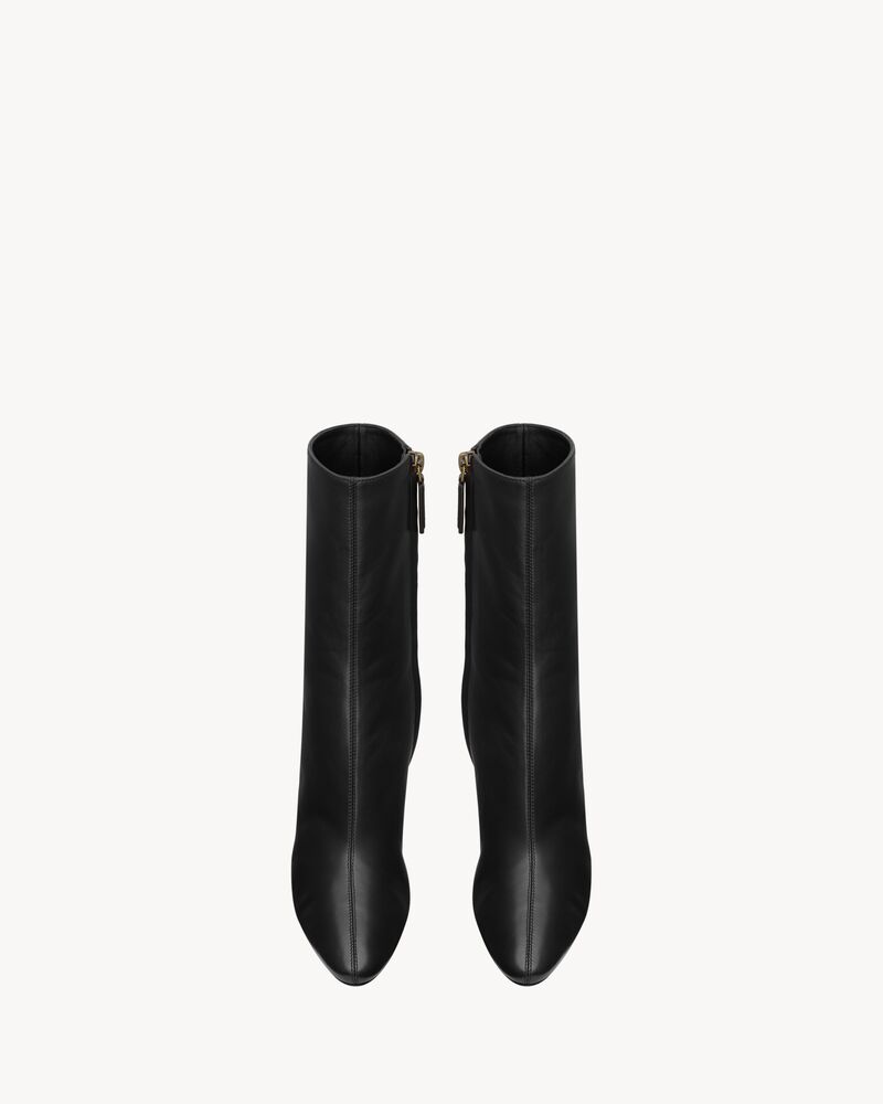 CAPUCINE booties in smooth leather