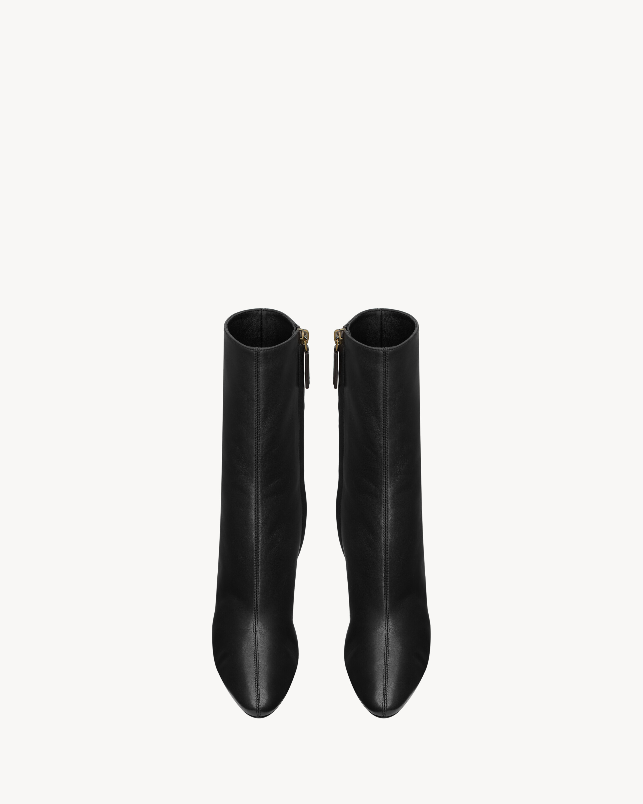 CAPUCINE booties in smooth leather