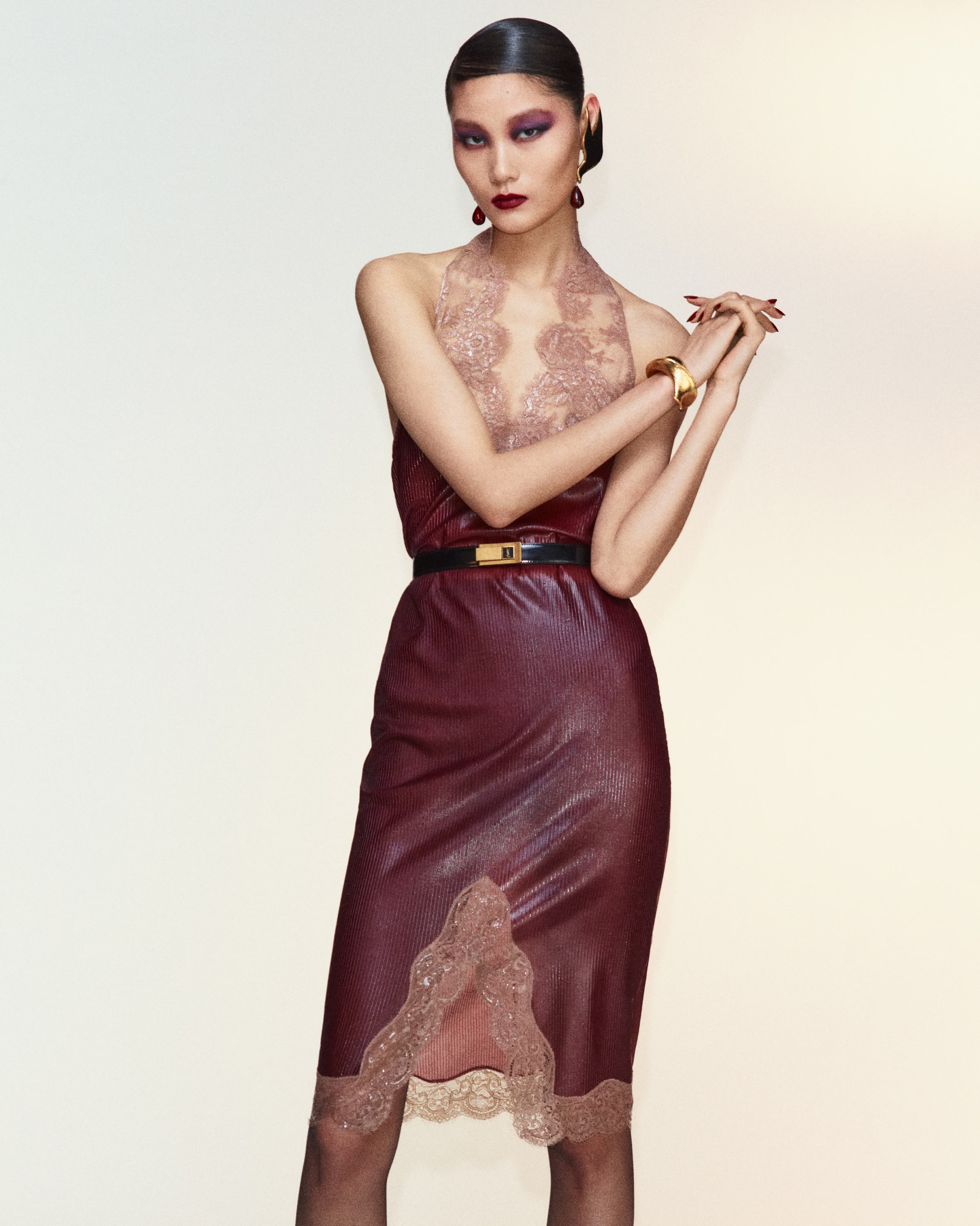 Women WINTER 26 SHOP > Single 6 PURPLE DRESS