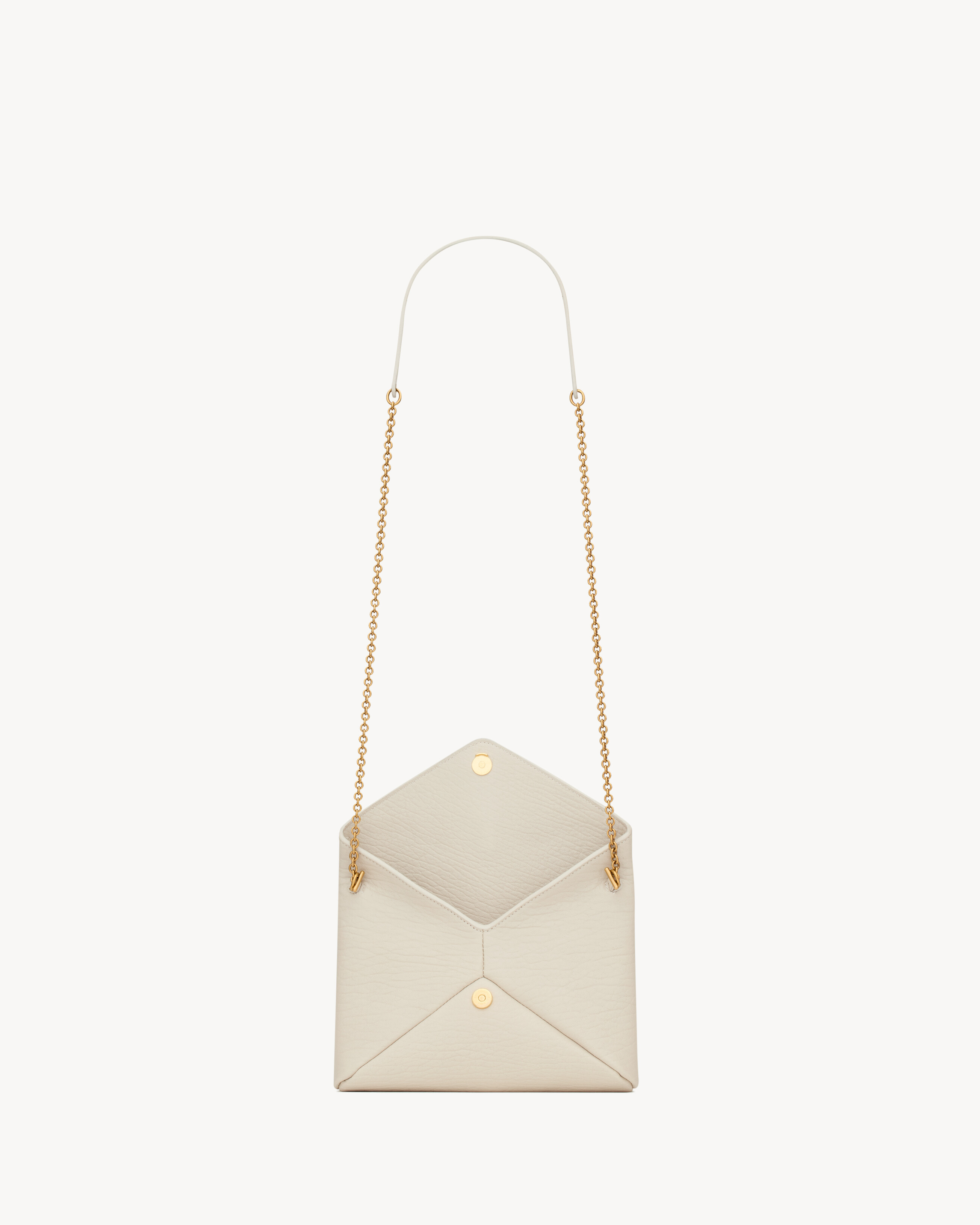 CASSANDRE chain clutch in lambskin