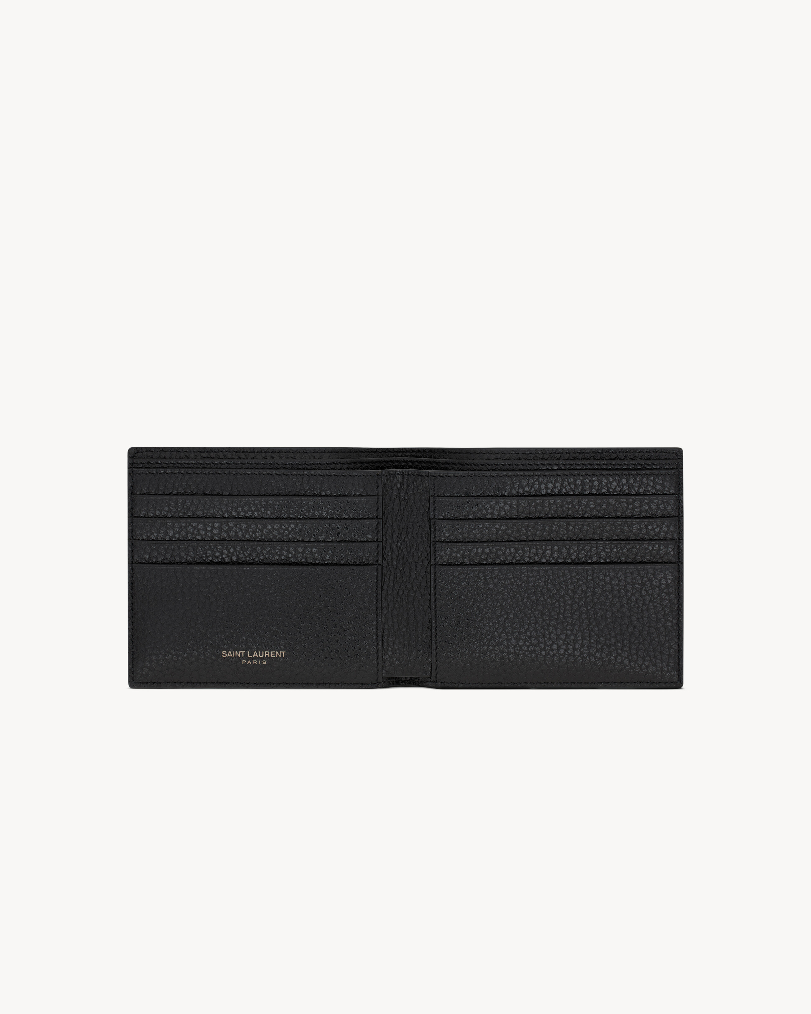 TINY CASSANDRE EAST/WEST WALLET IN GRAINED LEATHER