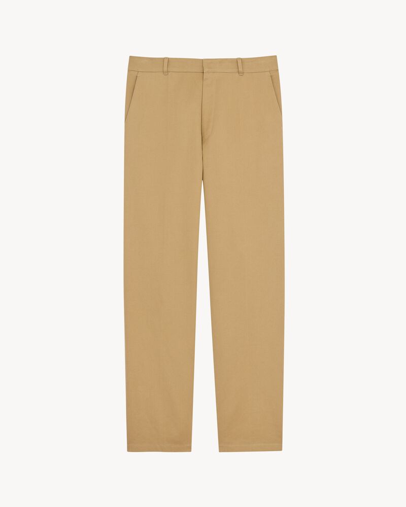 chinos in cotton gabardine
