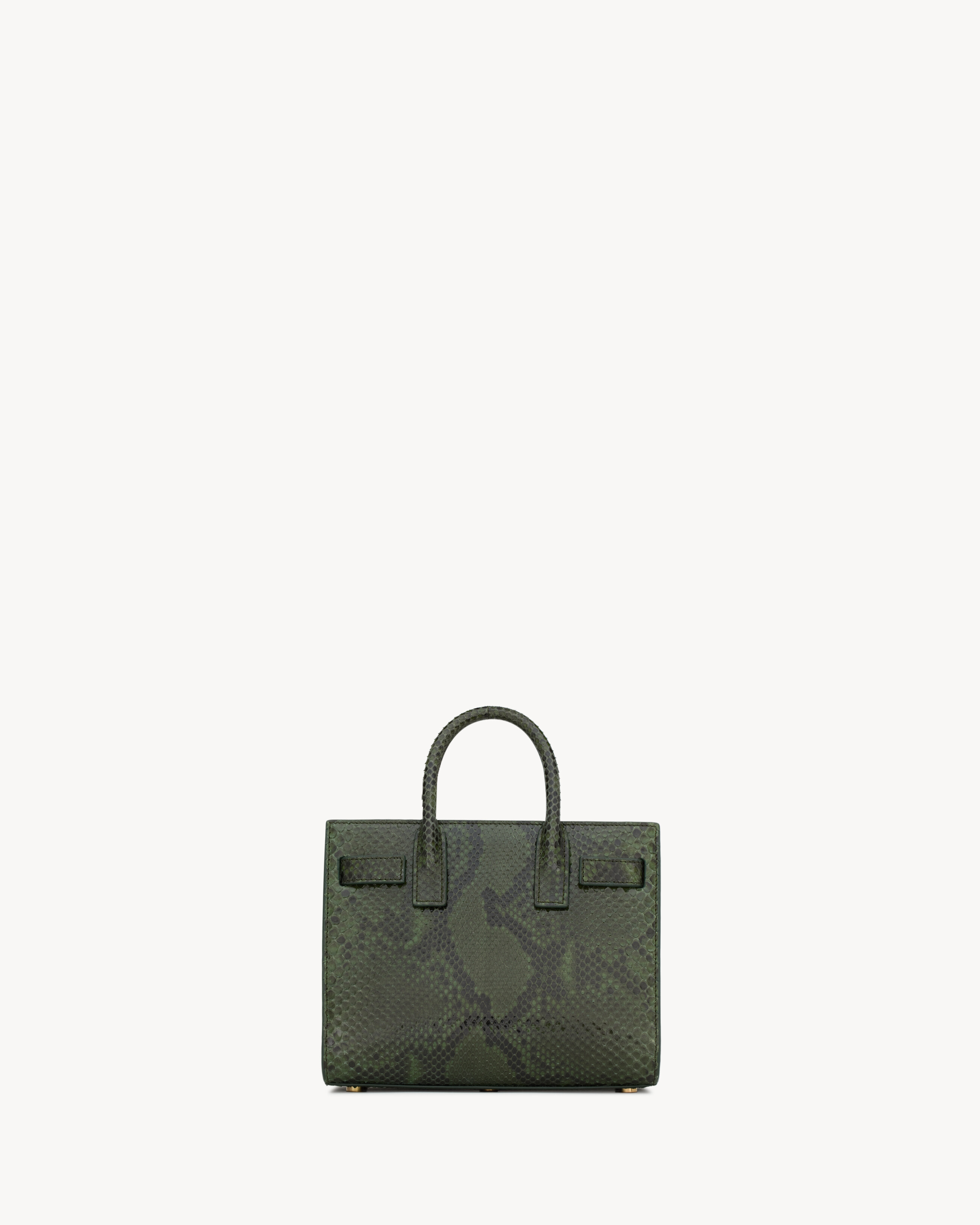 SAC DE JOUR IN PYTHON- NANO in Green | Saint Laurent | YSL EN-US