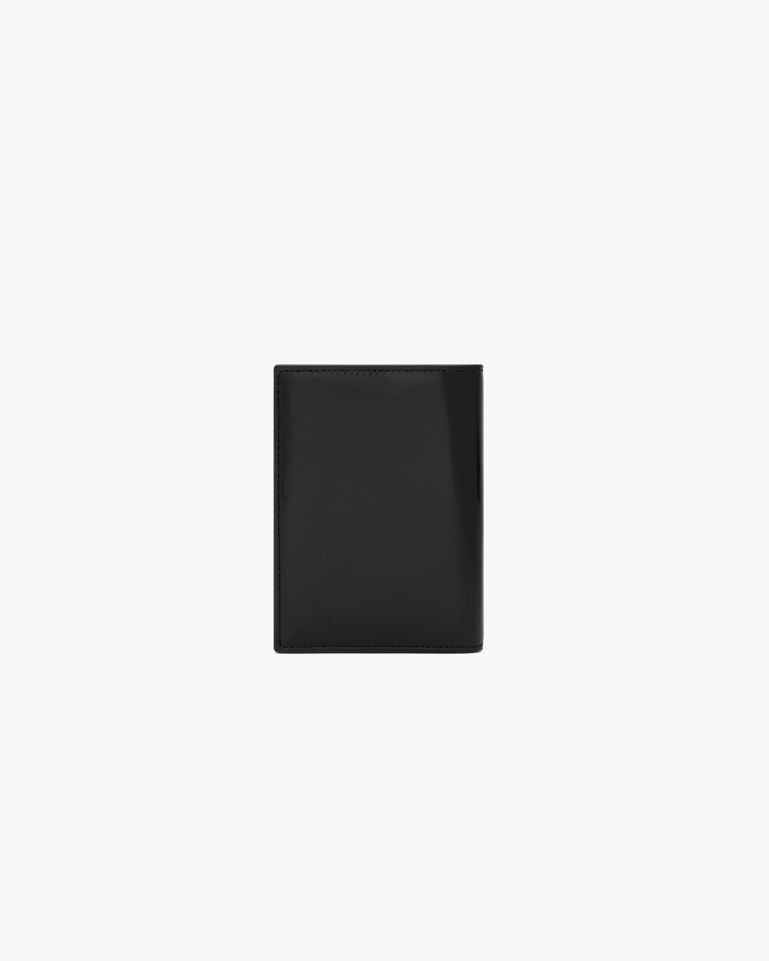 CASSANDRE SHADOW SAINT LAURENT credit card wallet in patent leather