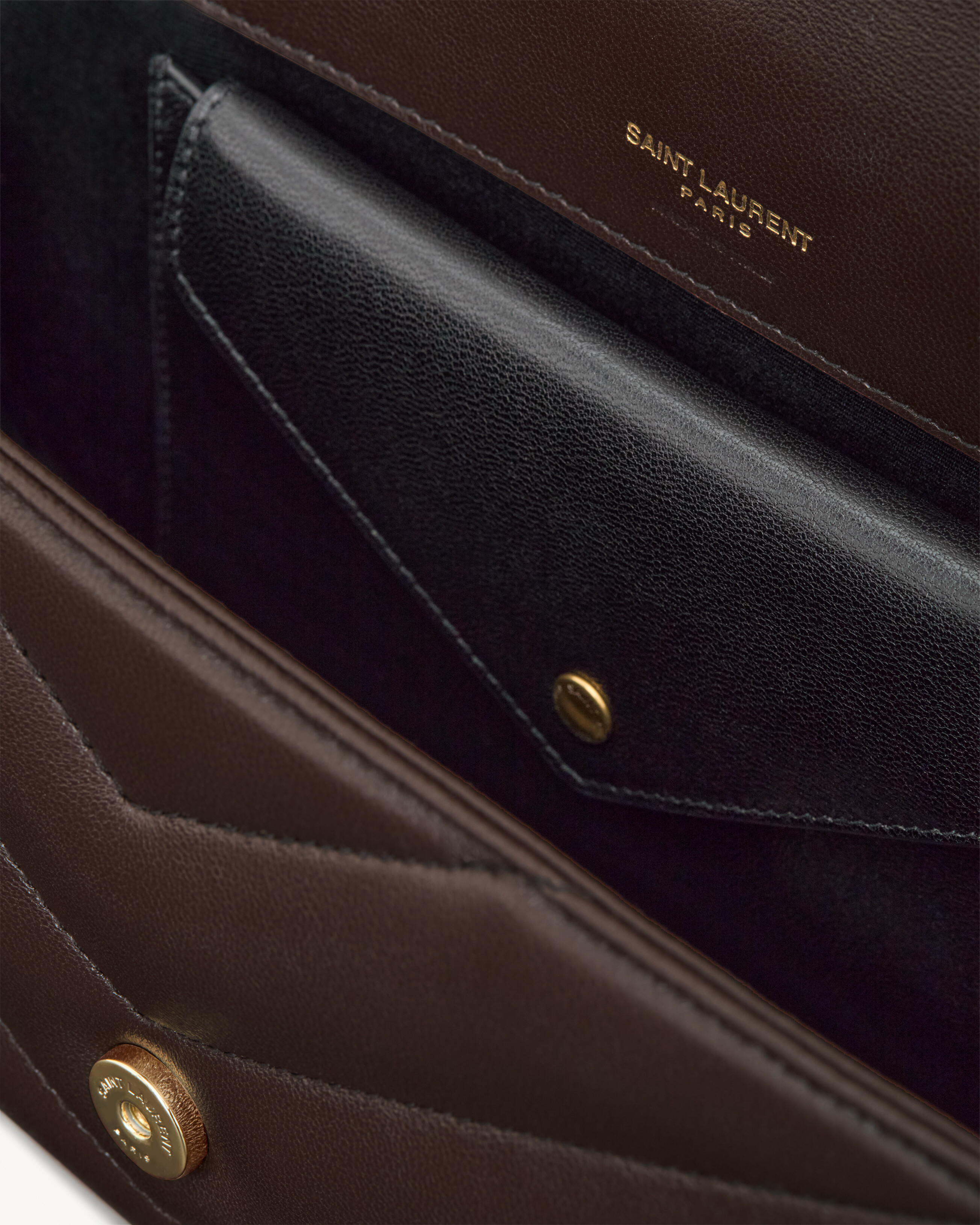 ルル スモール（マテラッセラムスキン） ブラウン | Saint Laurent