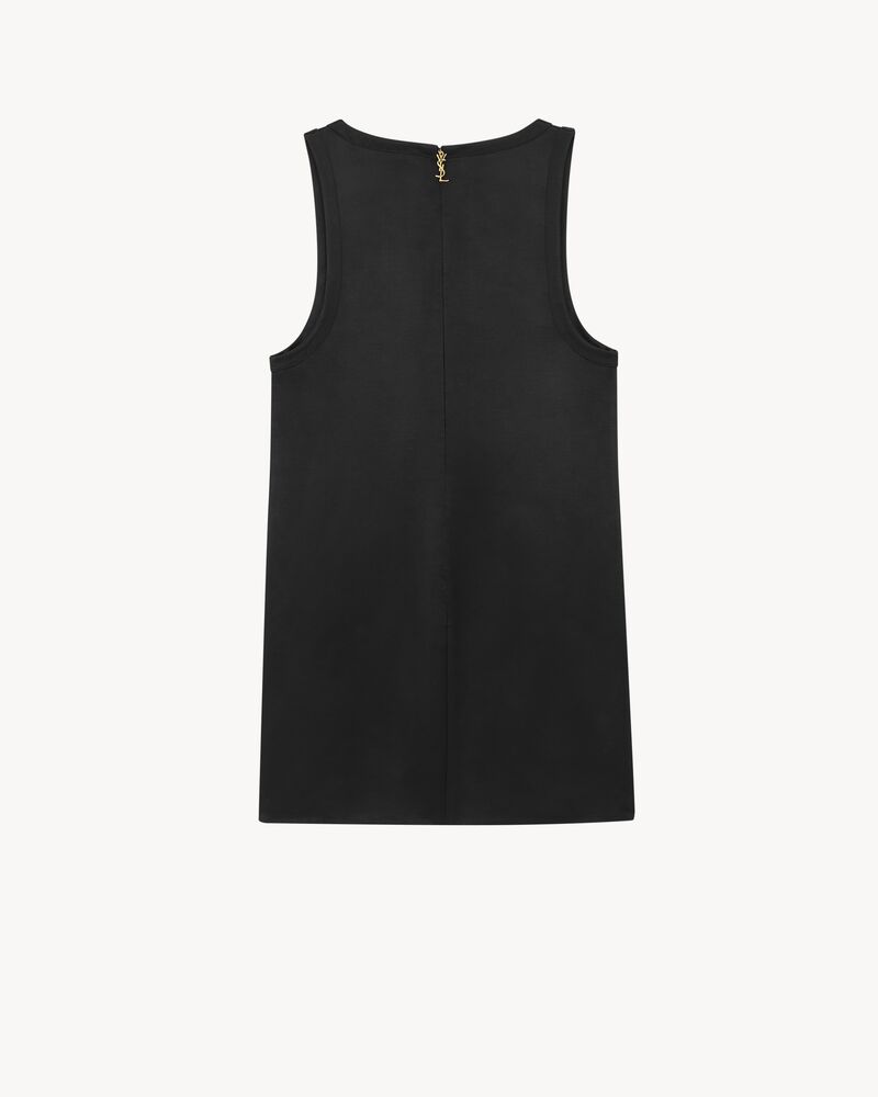 CASSANDRE shift dress in satin