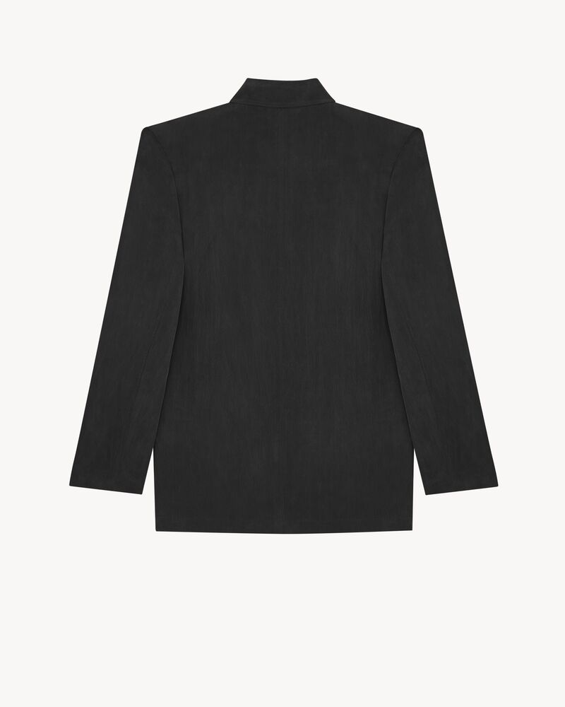 jacket in silk habotai