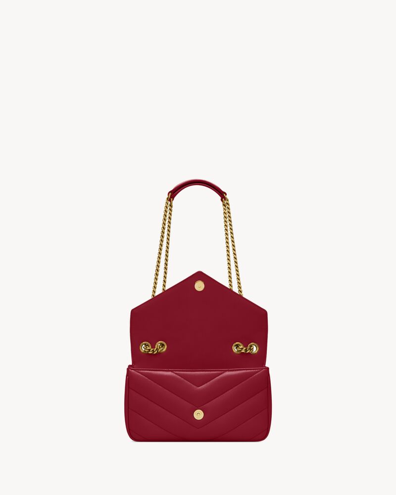 LOULOU small in MATELASSÉ lambskin