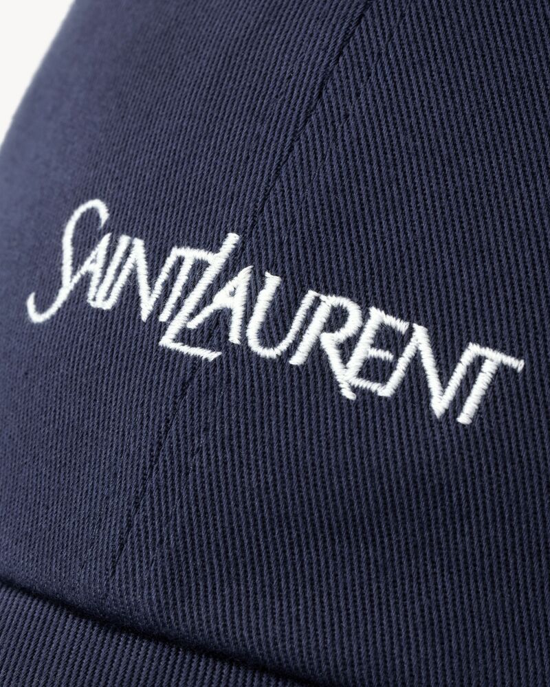 SAINT LAURENT cap in cotton gabardine