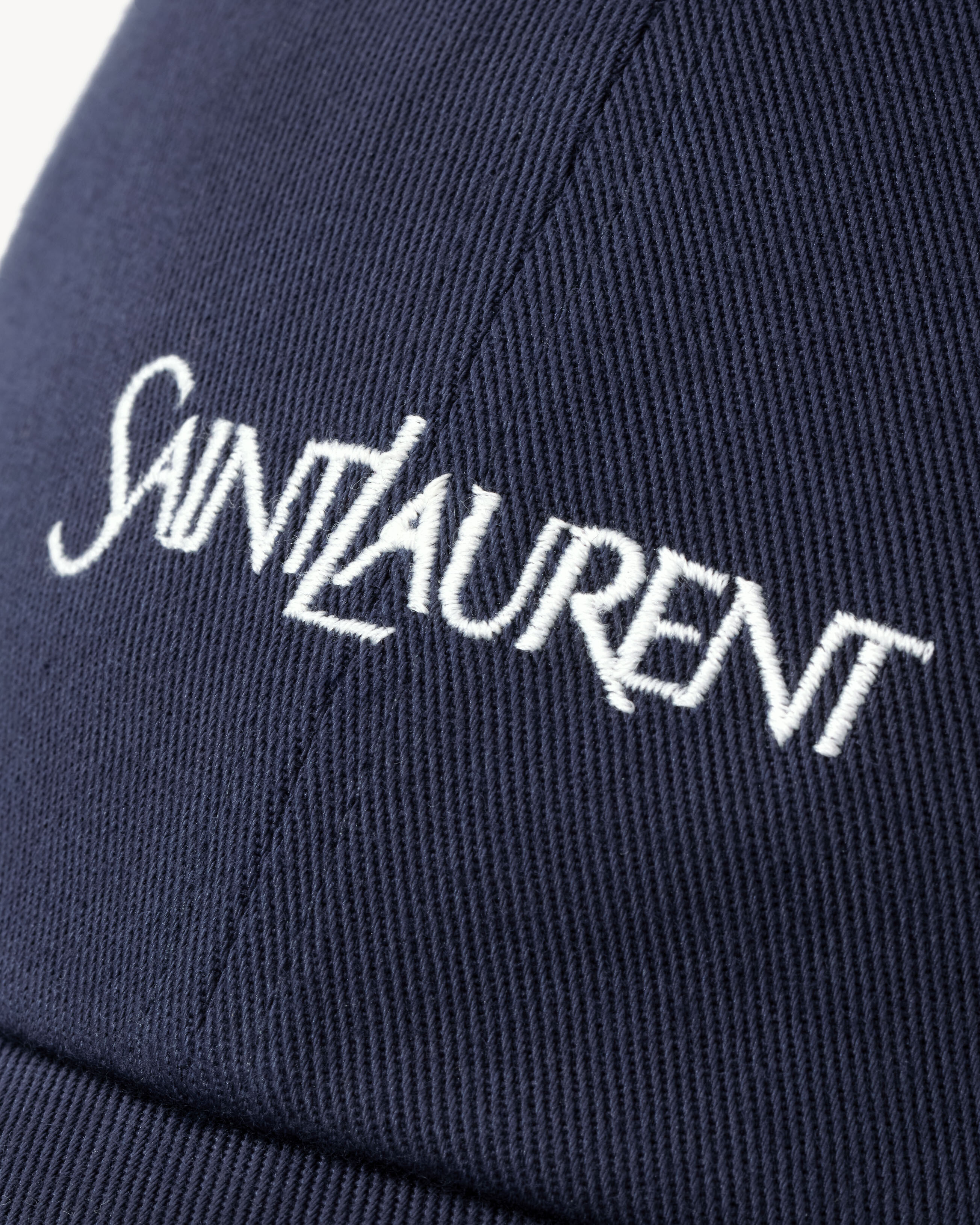 SAINT LAURENT cap in cotton gabardine
