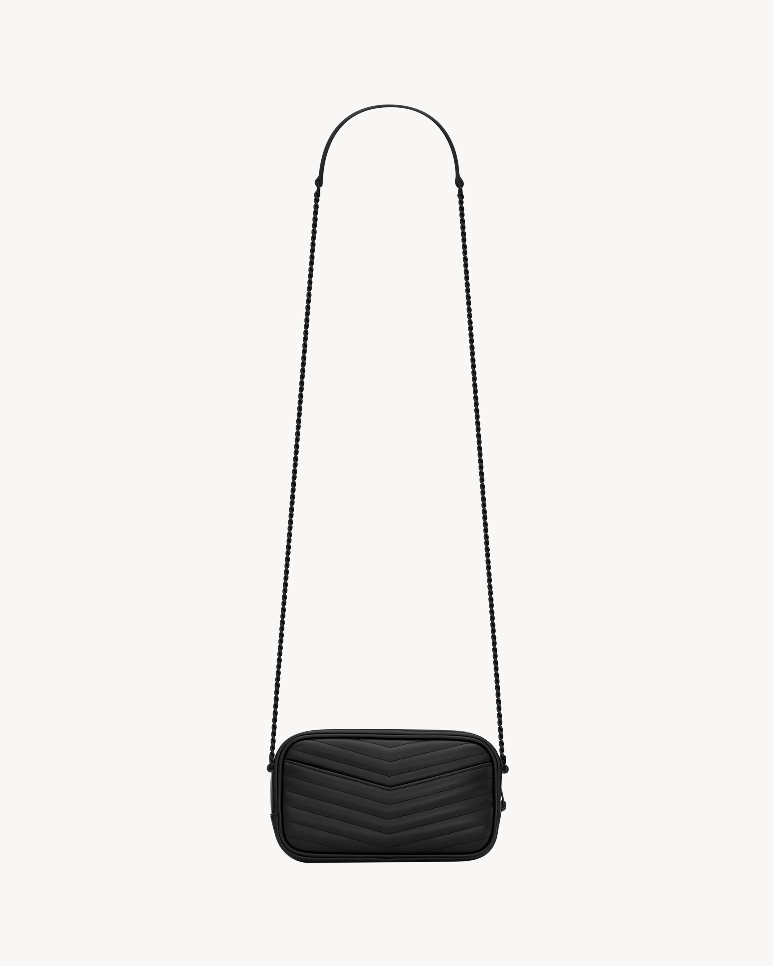 Lou mini de piel acolchada