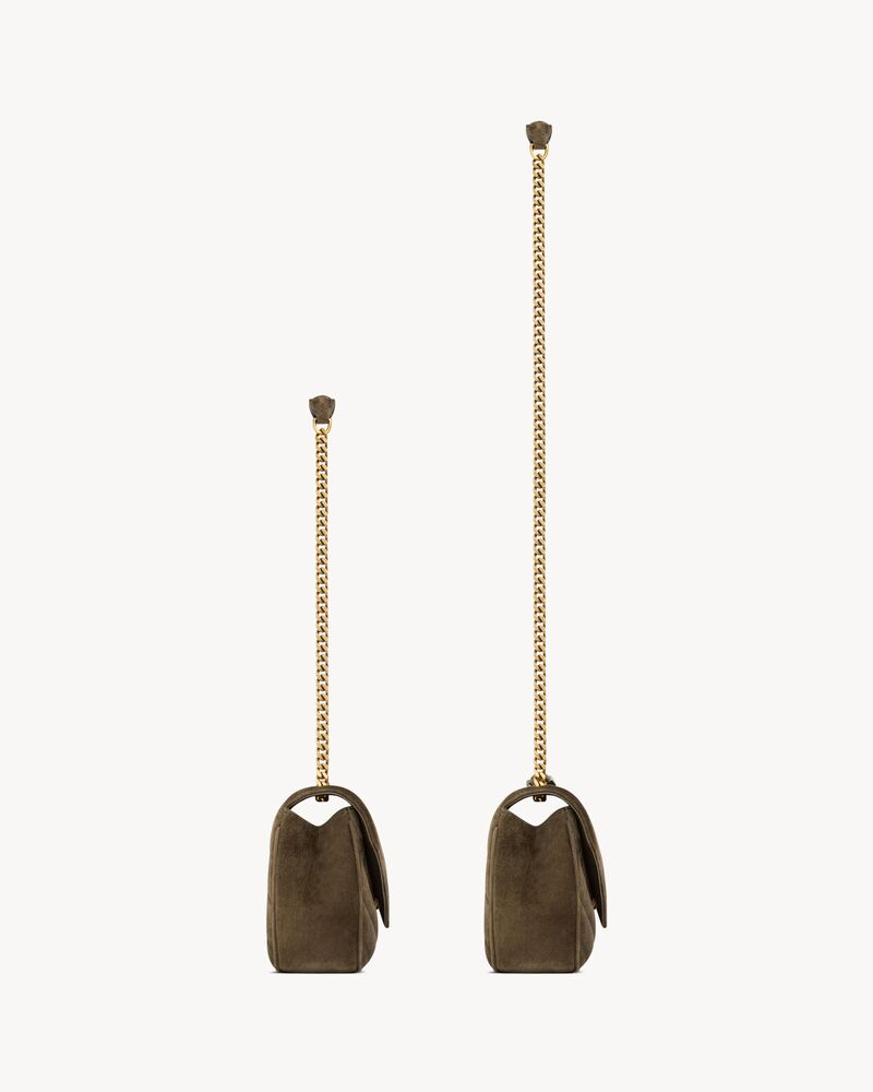 LOULOU small in MATELASSÉ suede