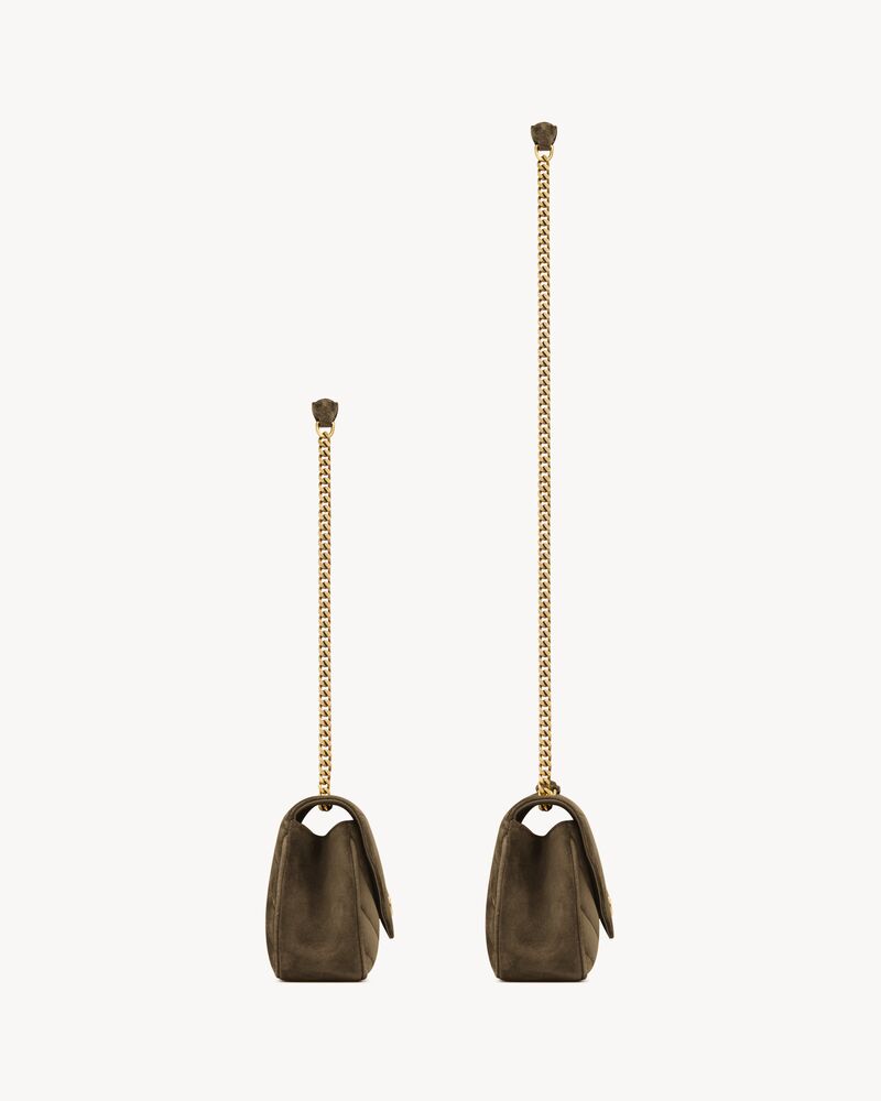 LOULOU small in MATELASSÉ suede