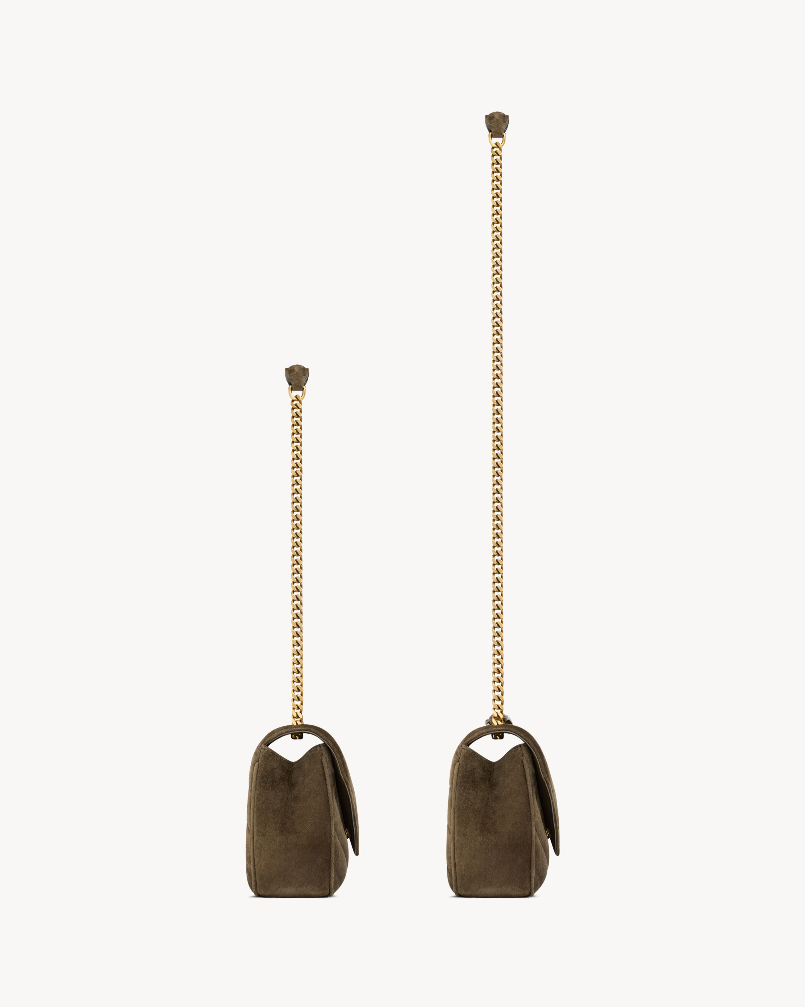 LOULOU small in MATELASSÉ suede