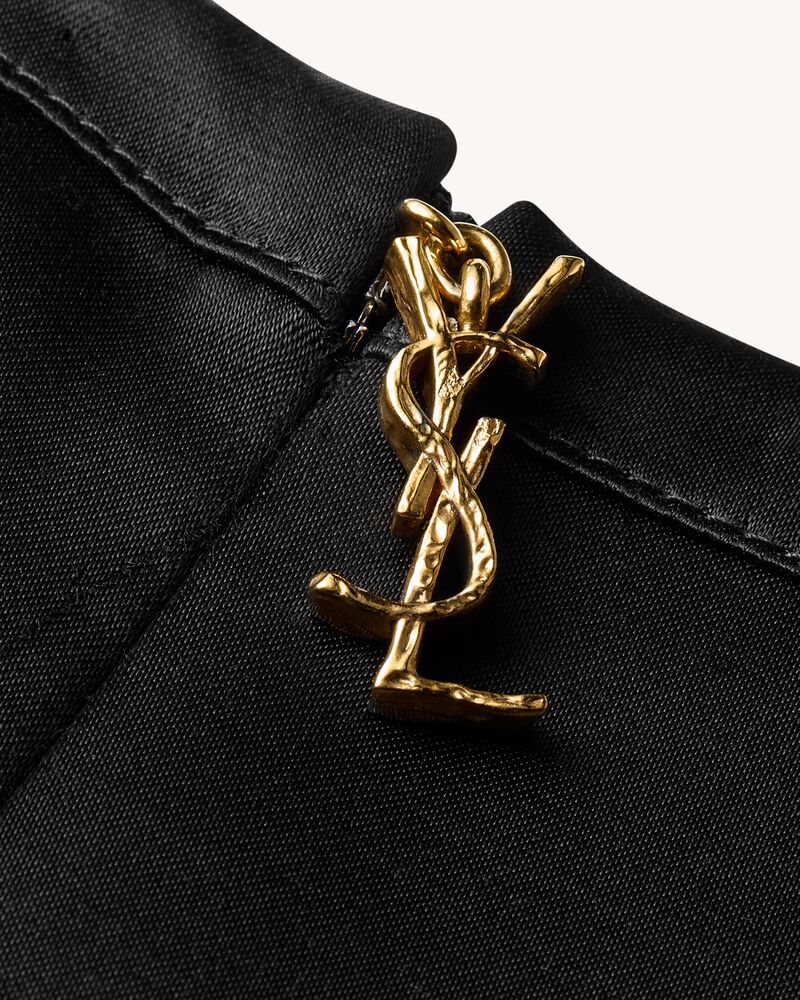 CASSANDRE shift dress in satin