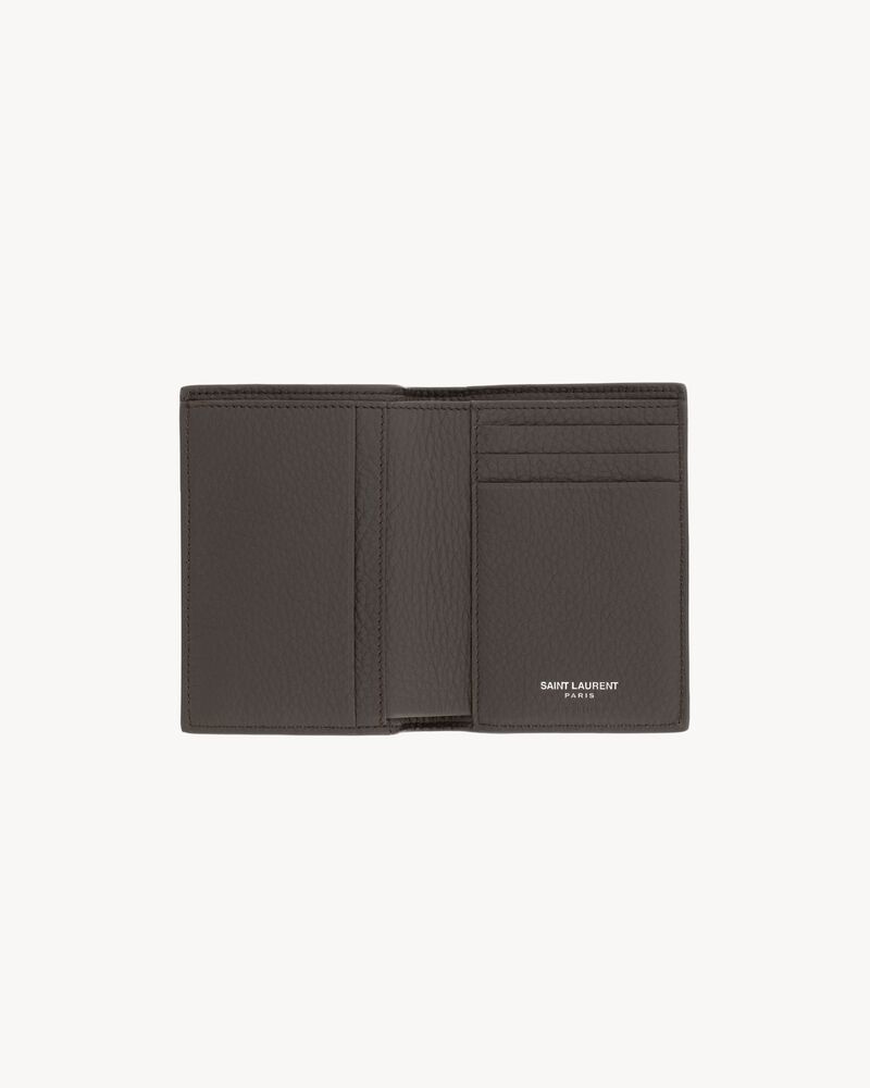 TINY CASSANDRE credit card wallet in grained leather