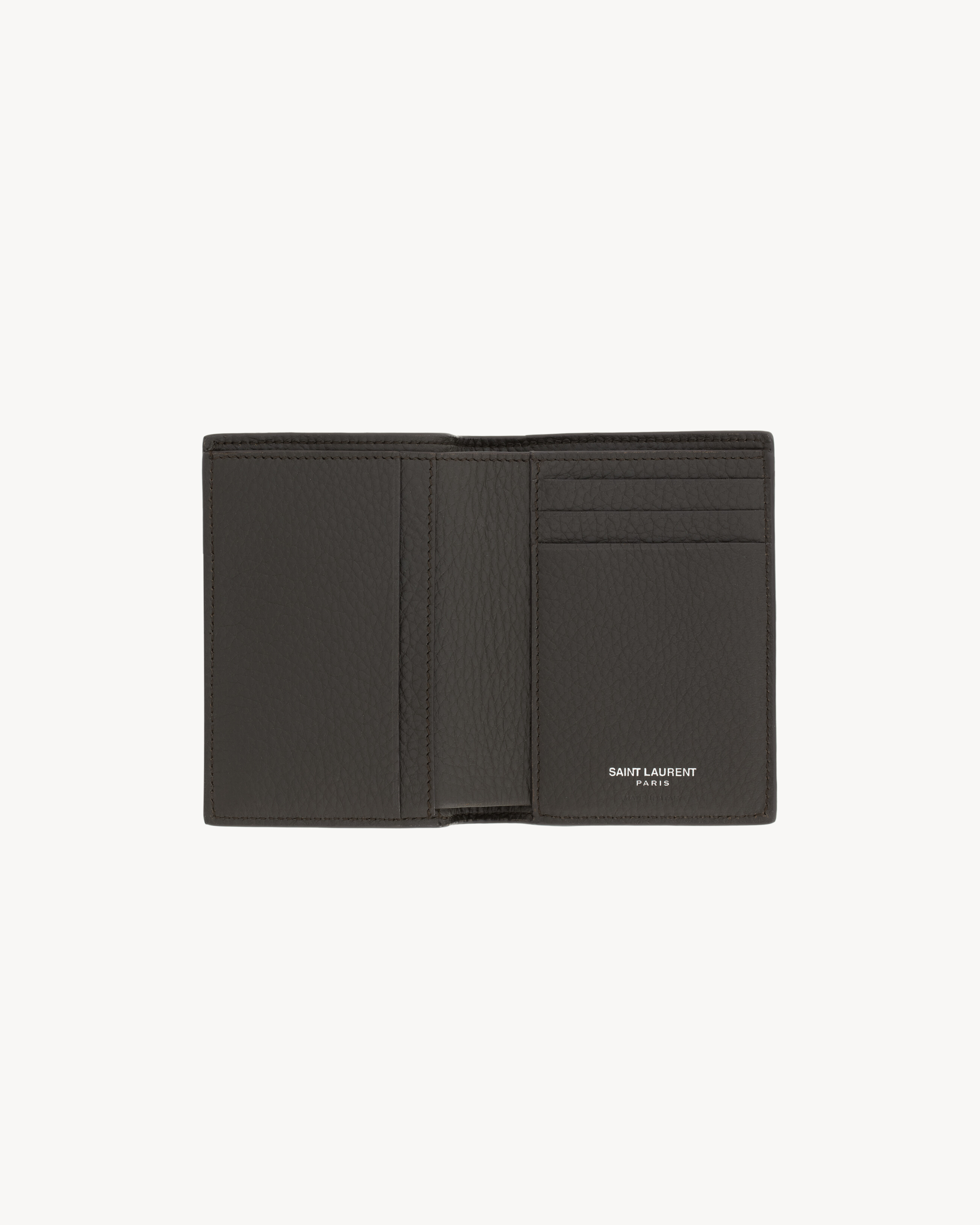 TINY CASSANDRE credit card wallet in grained leather