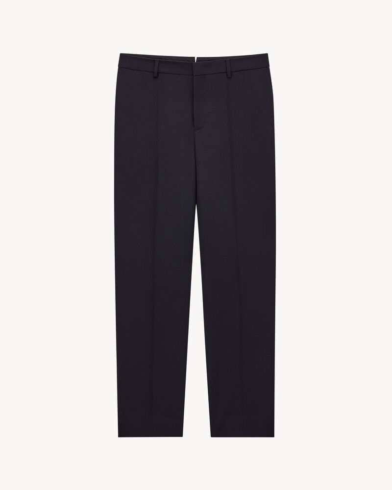 slim-fit pants in wool gabardine