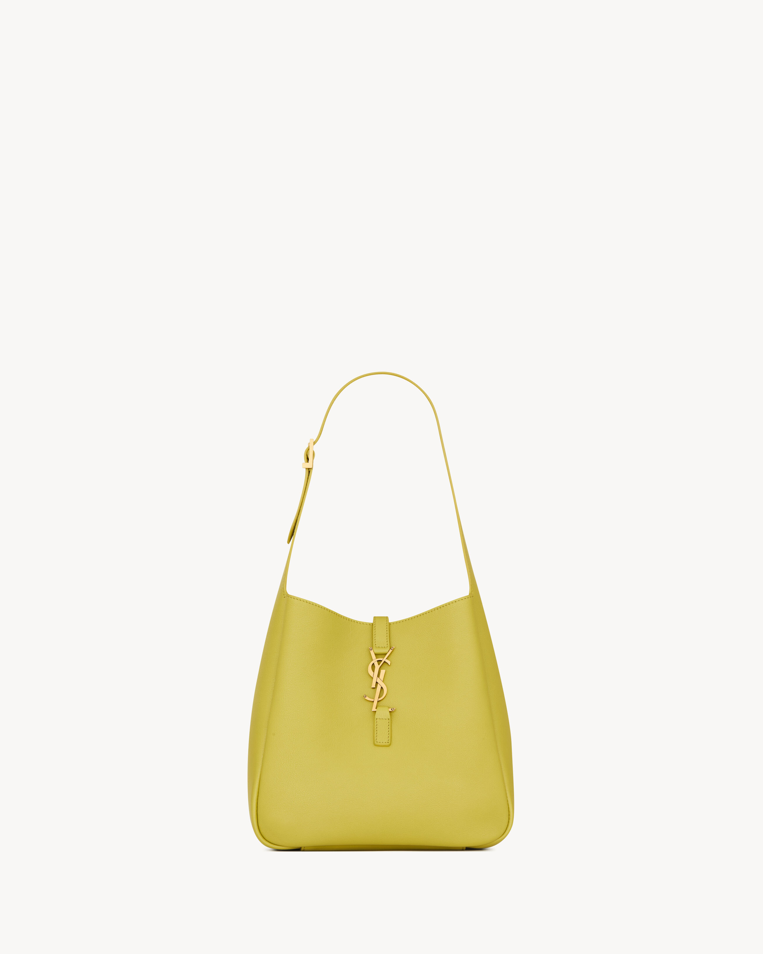 LE 5 À 7 supple small in grained leather in Yellow | Saint Laurent