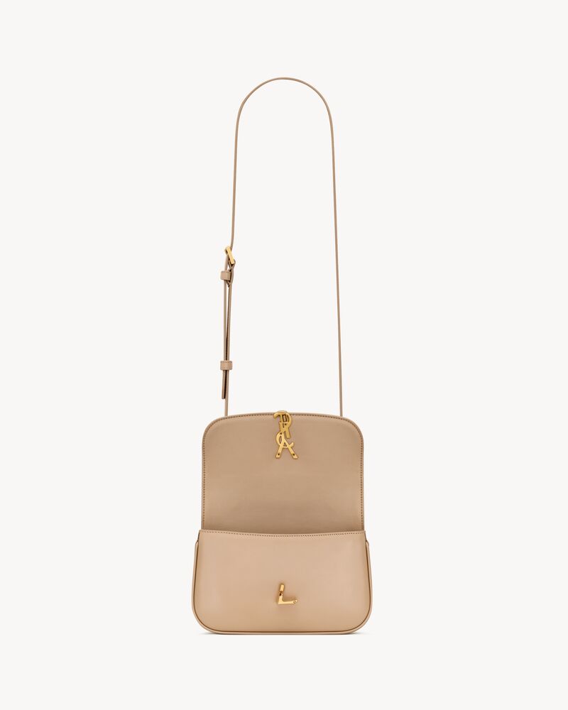 SOLFERINO mini top handle in BOX SAINT LAURENT in Beige | Saint