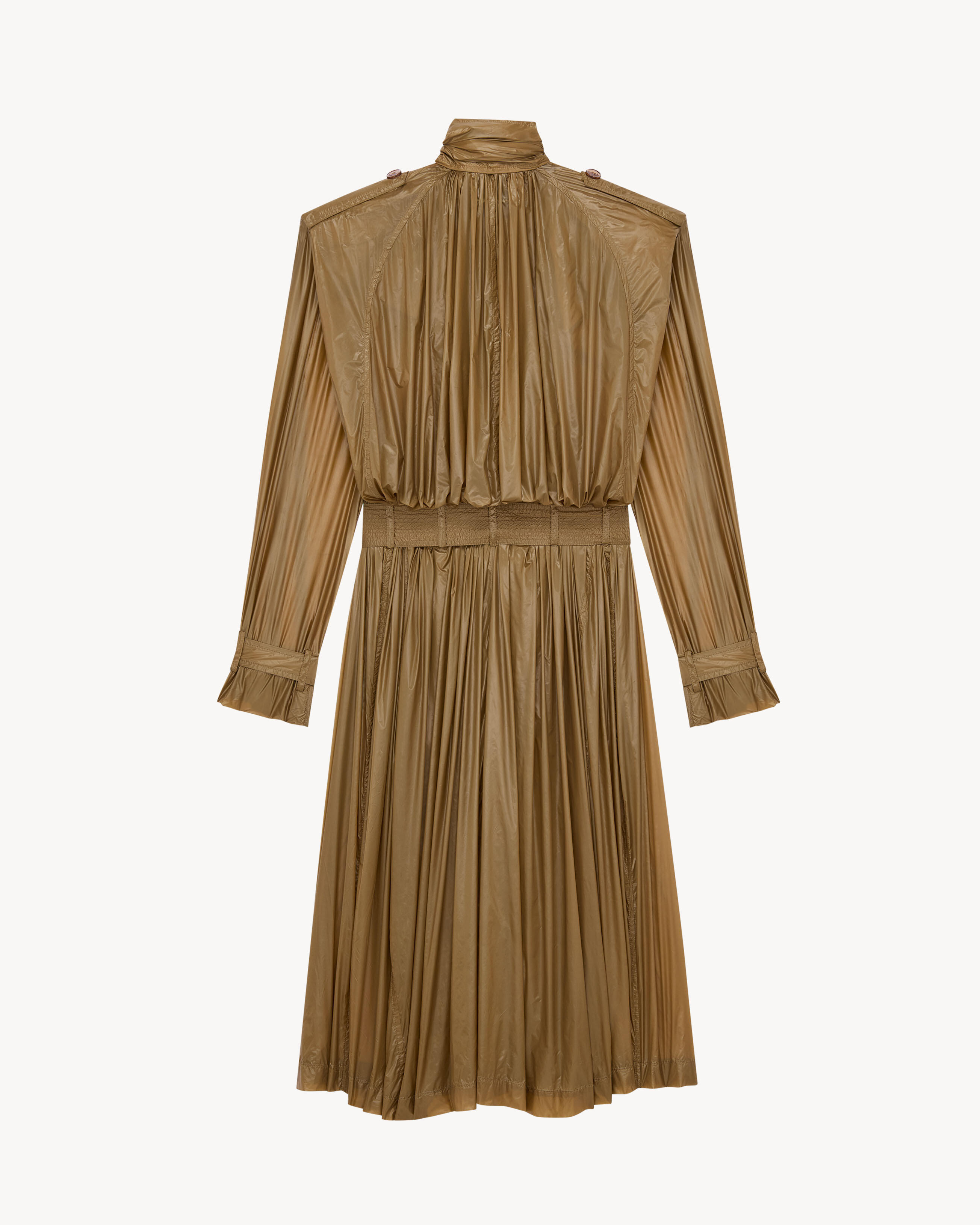 lavallière trench coat in nylon