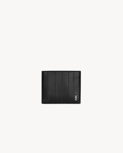 TINY CASSANDRE East/West wallet in CROCODILE-EMBOSSED matte
