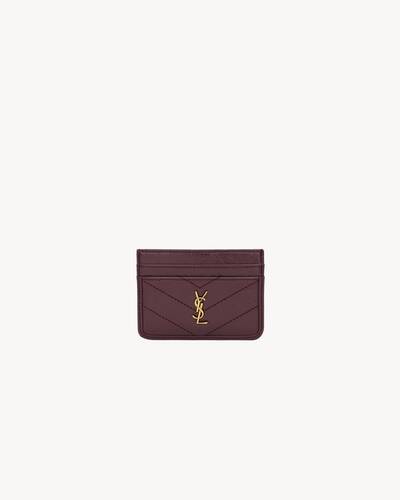 NIKI card case in vintage leather in Beige | Saint Laurent | YSL EN-US