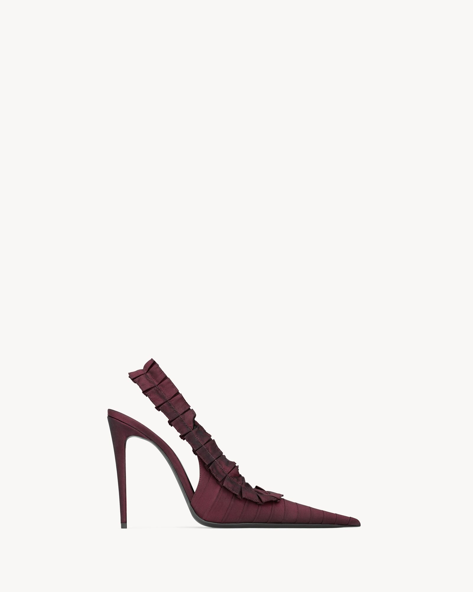 MADELEINE slingback pumps in silk taffeta — 867272AAGM66485