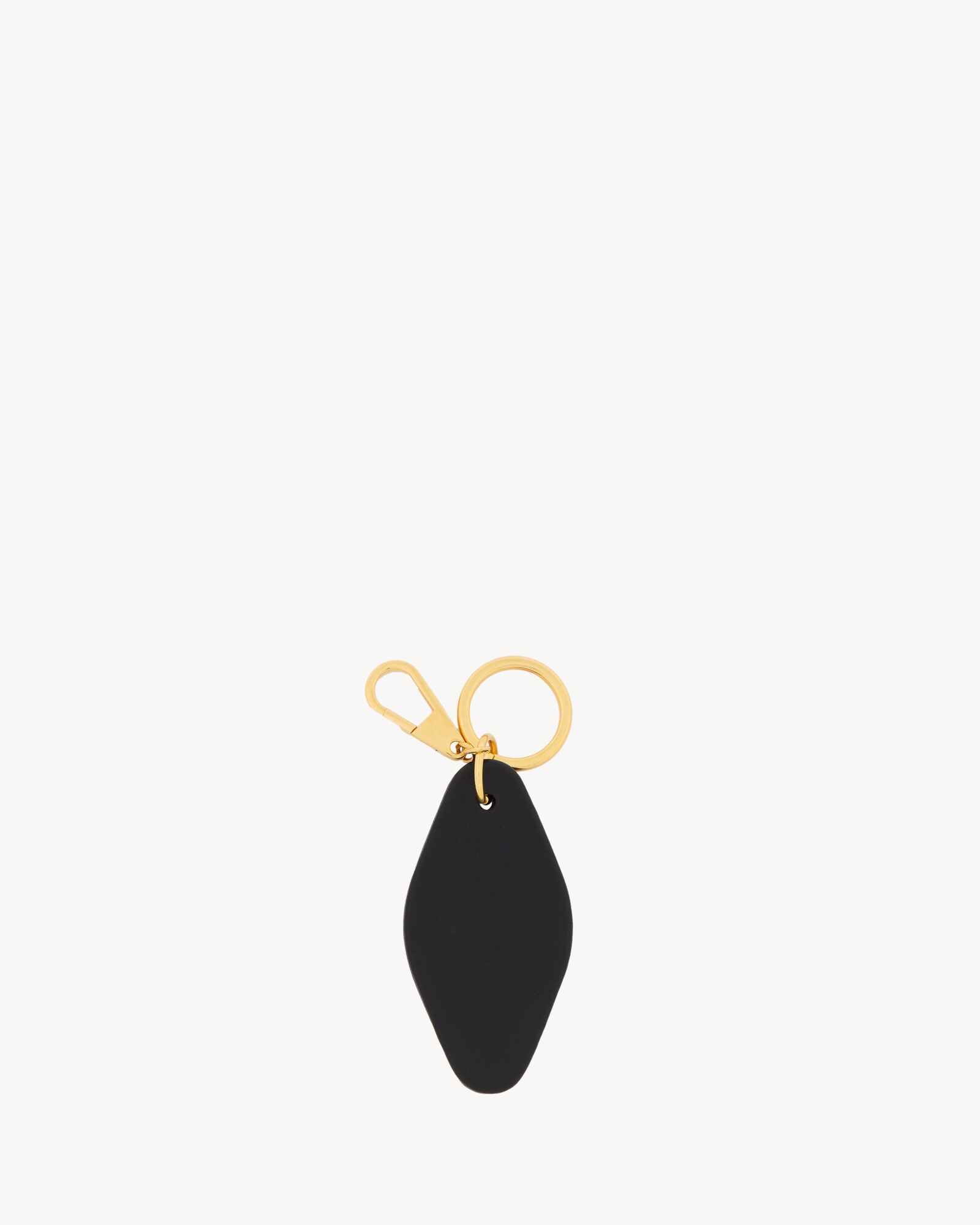 CASSANDRE KEY RING IN LEATHER in Black | Saint Laurent | YSL US
