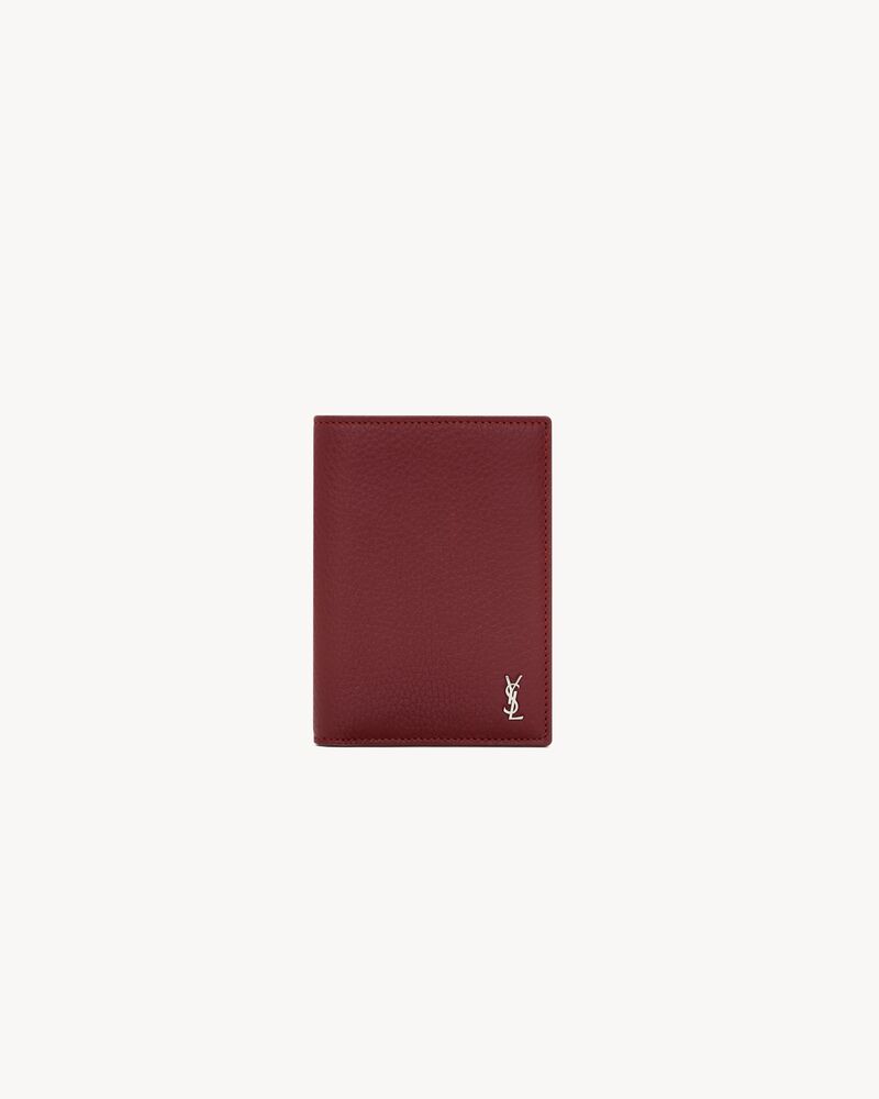 TINY CASSANDRE CREDIT CARD WALLET IN GRAINED LEATHER