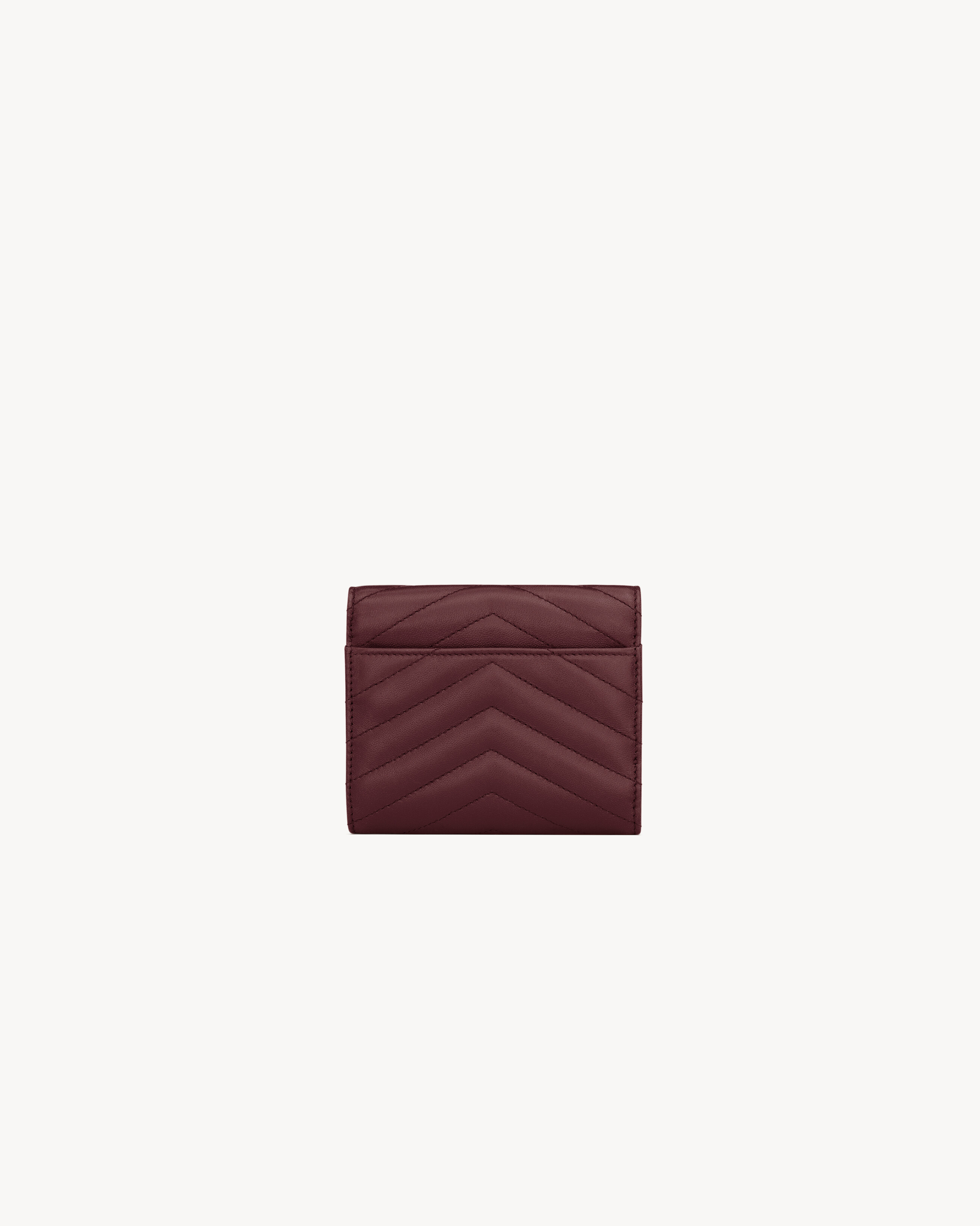 CASSANDRE compact tri fold wallet in lambskin