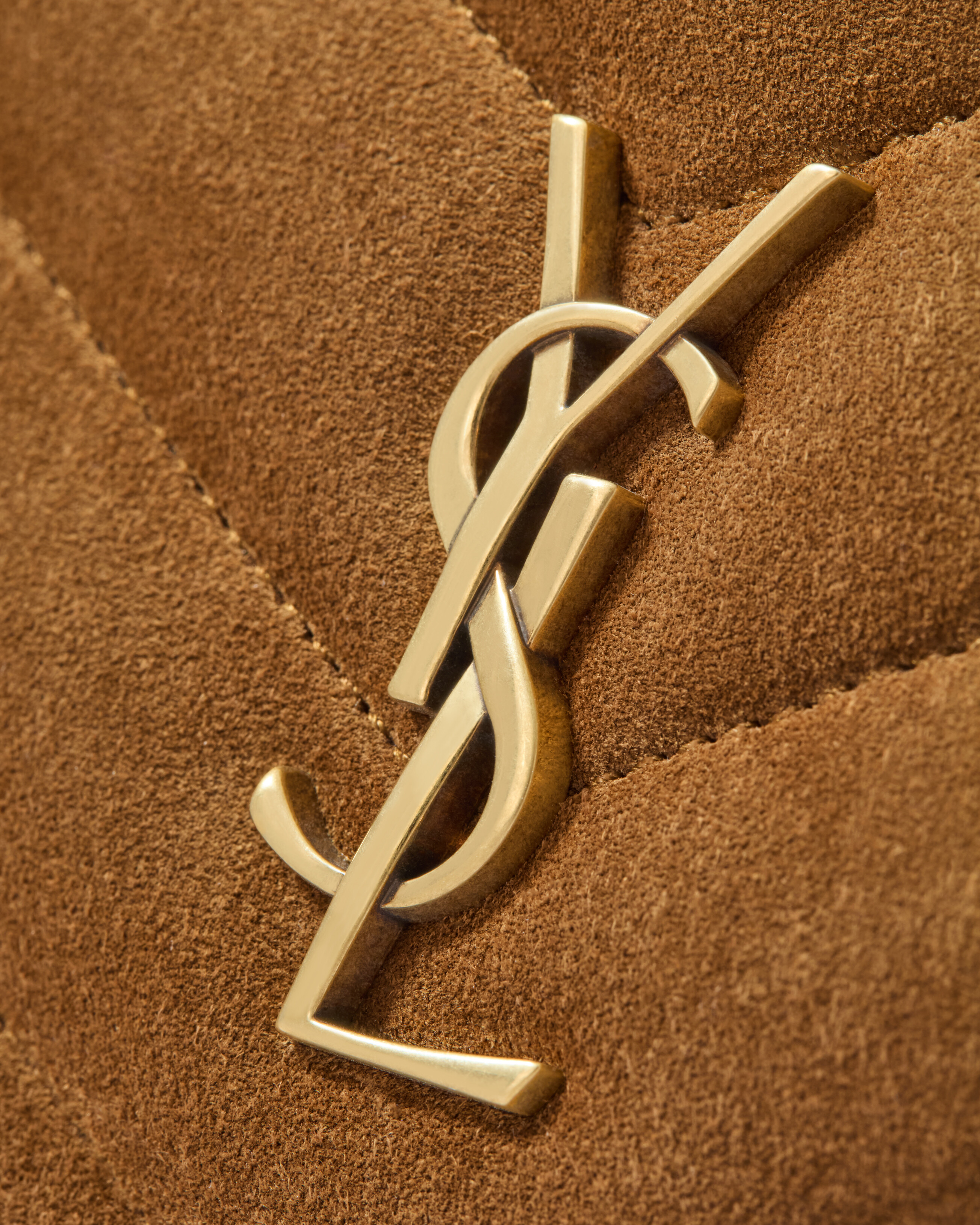 LOULOU camera bag in MATELASSÉ suede