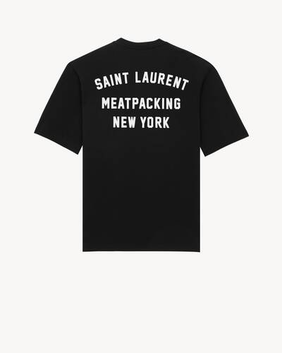SAINT LAURENT PARIS エディ期 トライアングル Tシャツ L Camiseta CASSANDRE em piquê em PRETO | Saint Laurent | YSL PT-BR