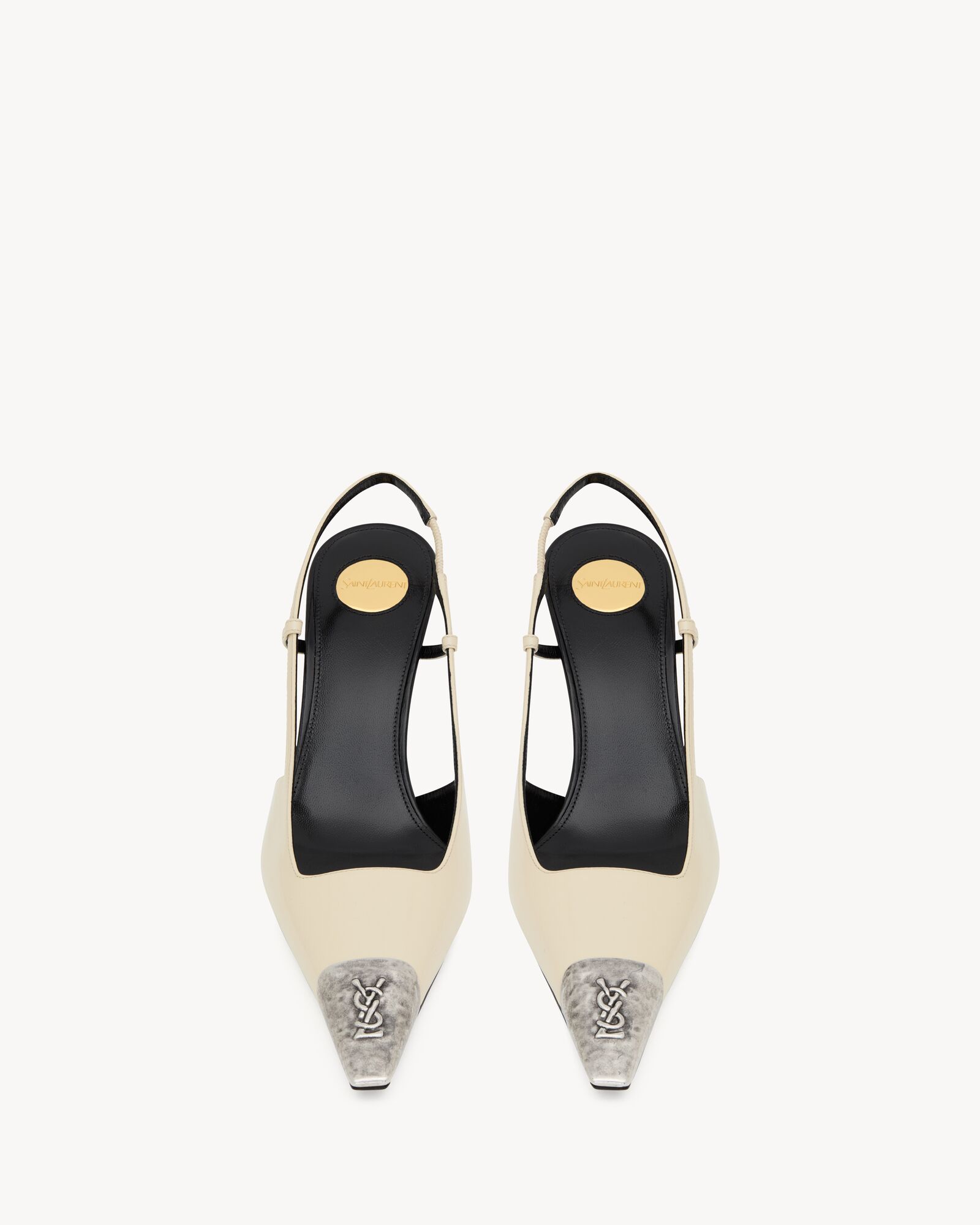 JEANNE slingback pumps in smooth leather — 869550AAFGC9204