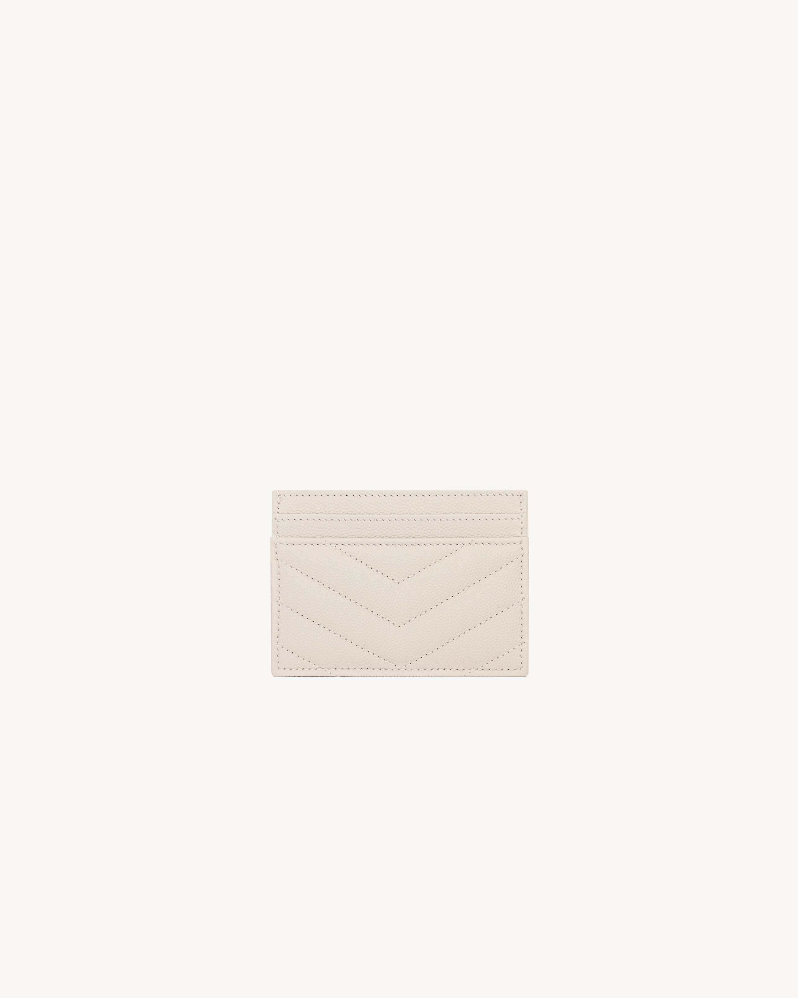 CASSANDRE MATELASSÉ card case in grain de poudre leather