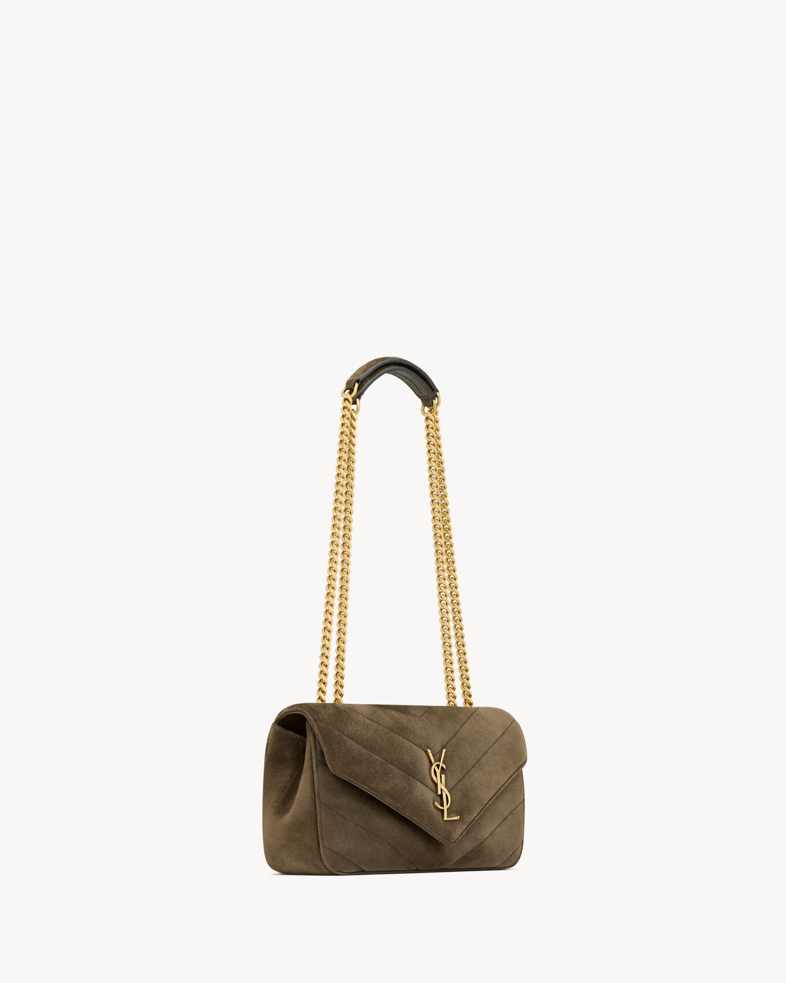 LOULOU small in MATELASSÉ suede