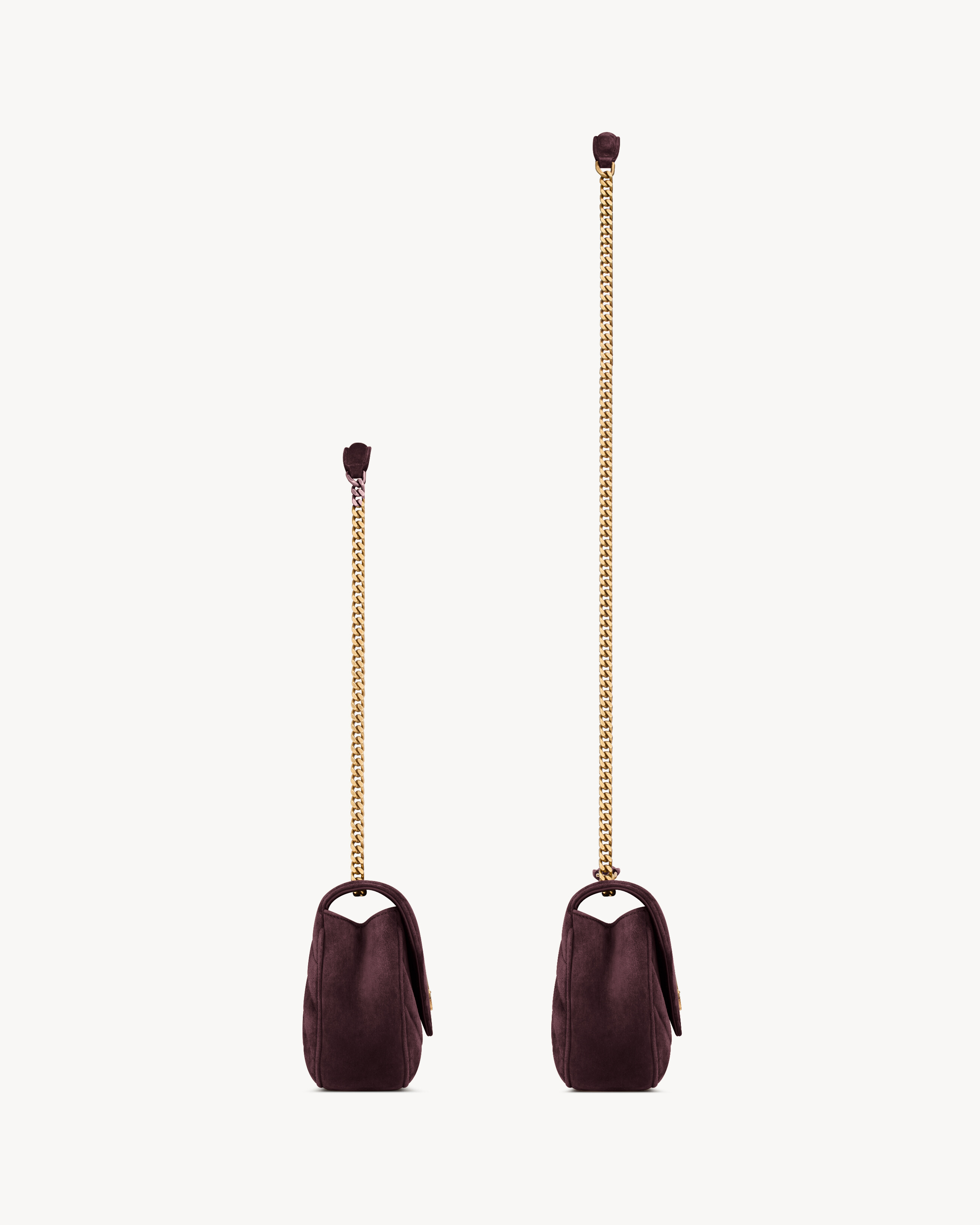 LOULOU small in MATELASSÉ suede