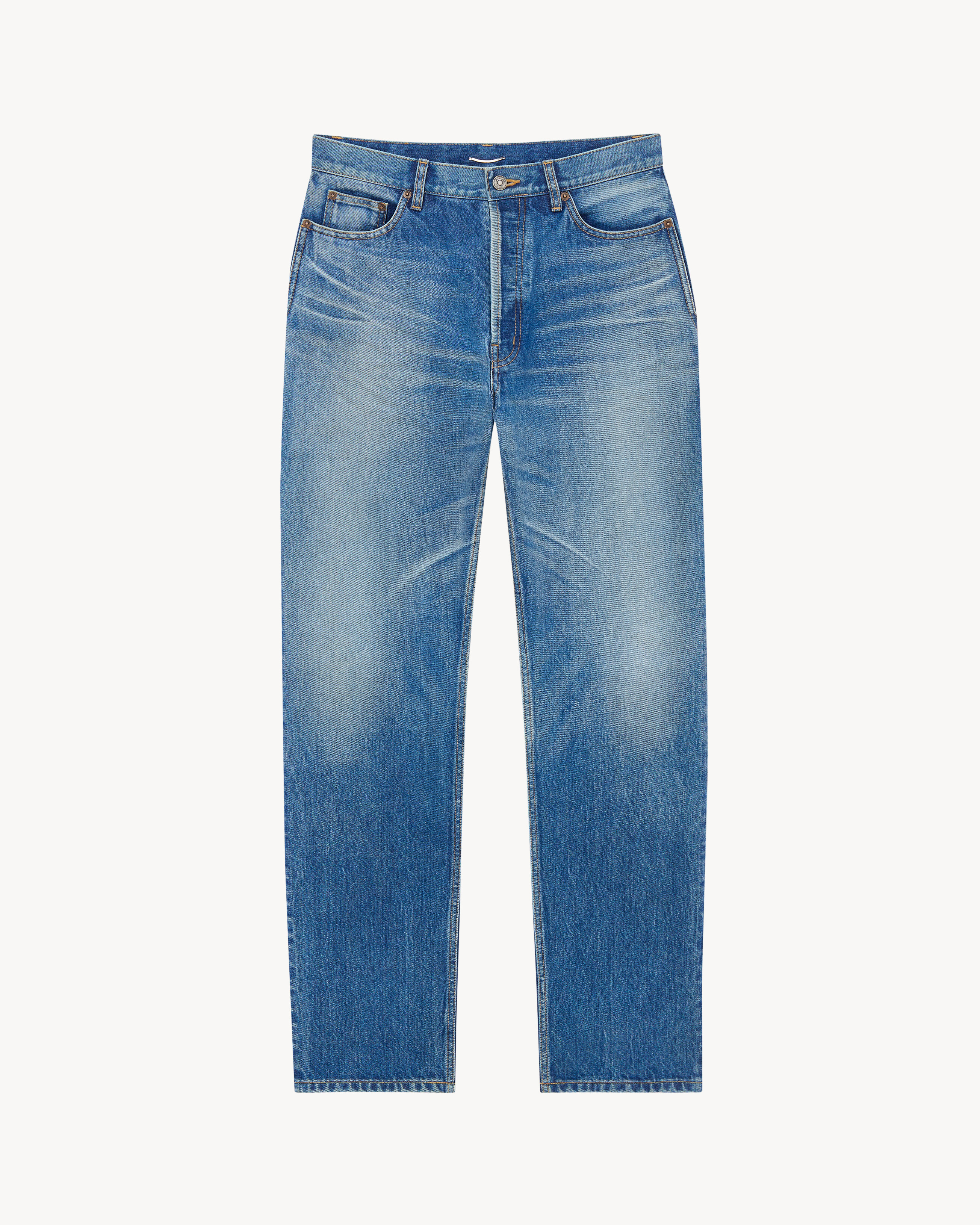 tapered high-rise jeans
