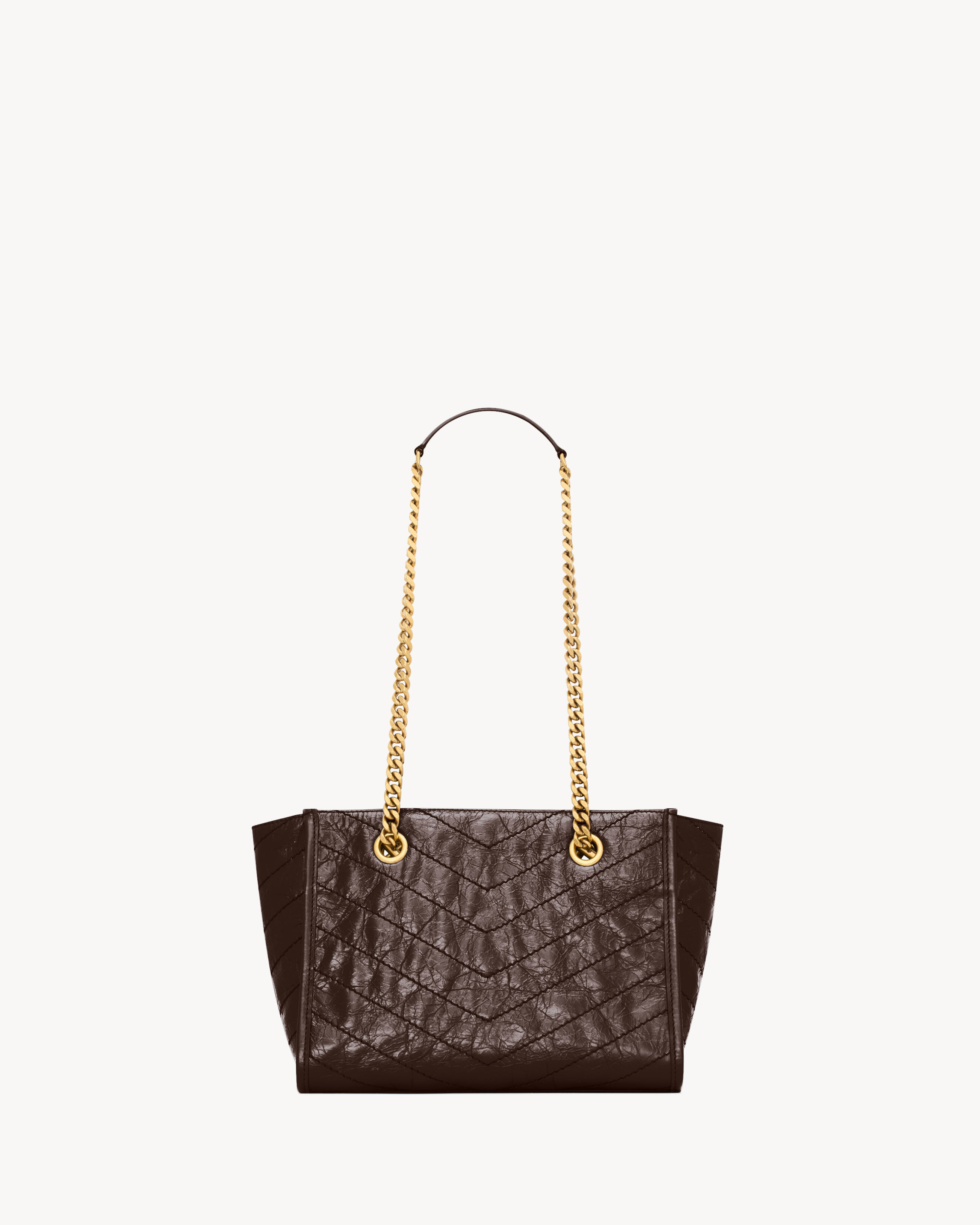NIKI small shopping in vintage leather